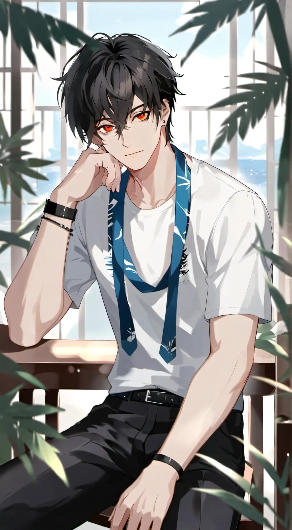 ai character: Max background