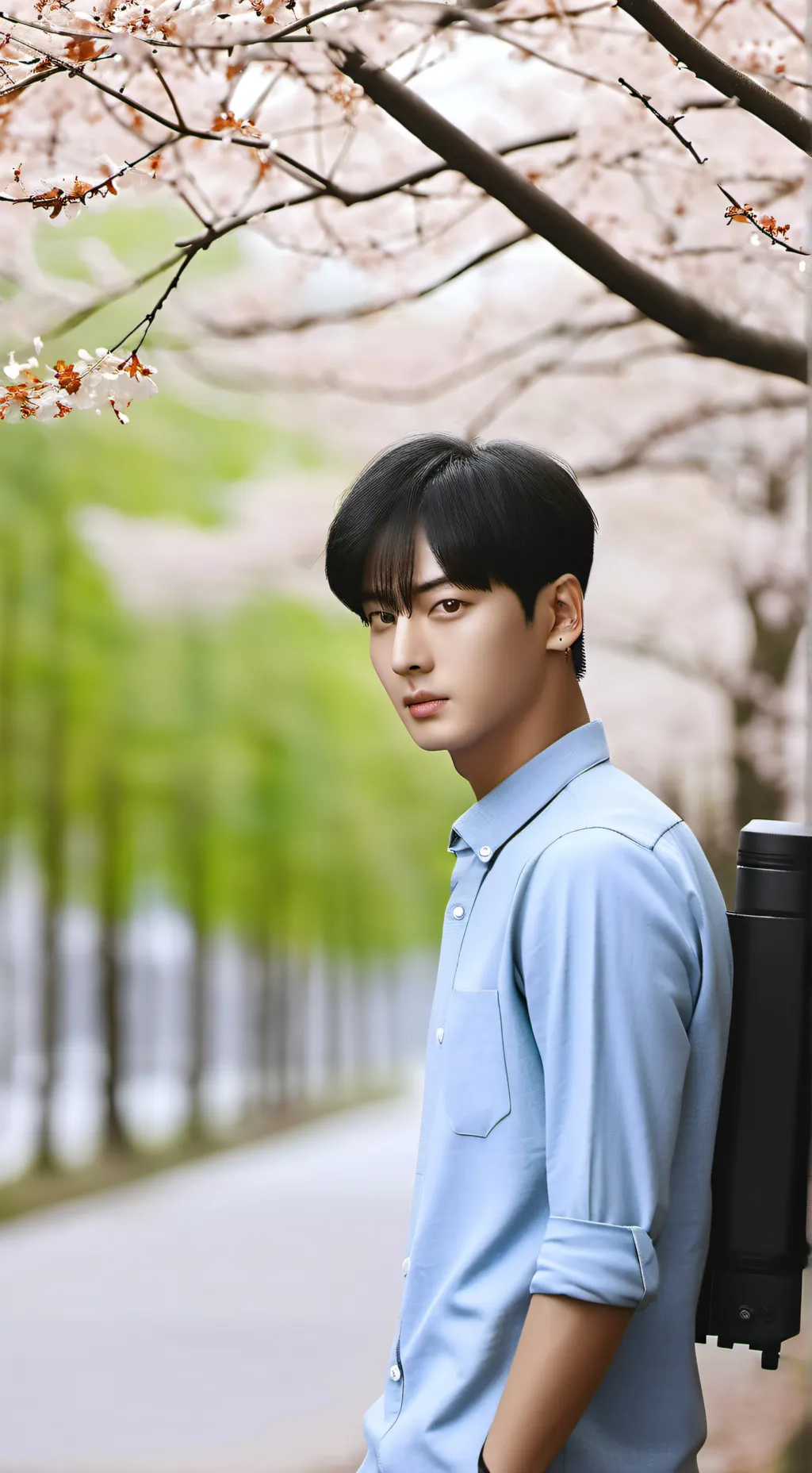 ai character: Lee soo - ho background
