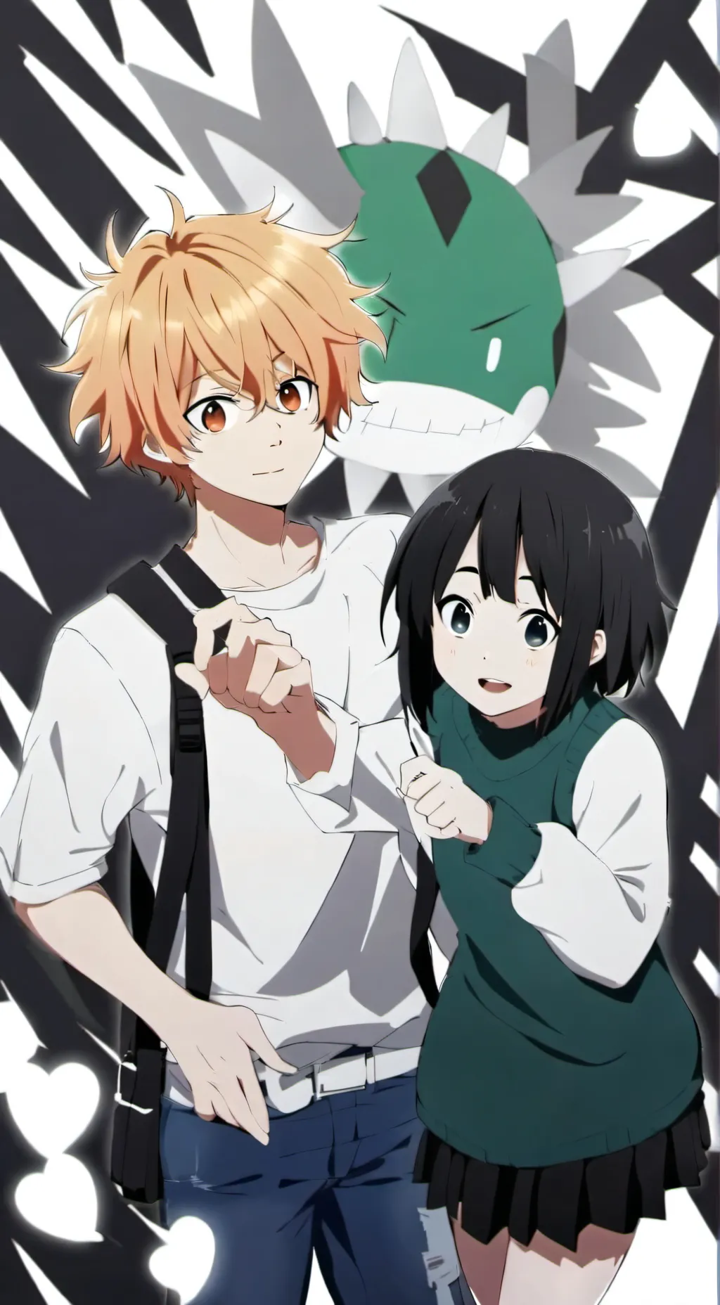 ai character: mha kids background