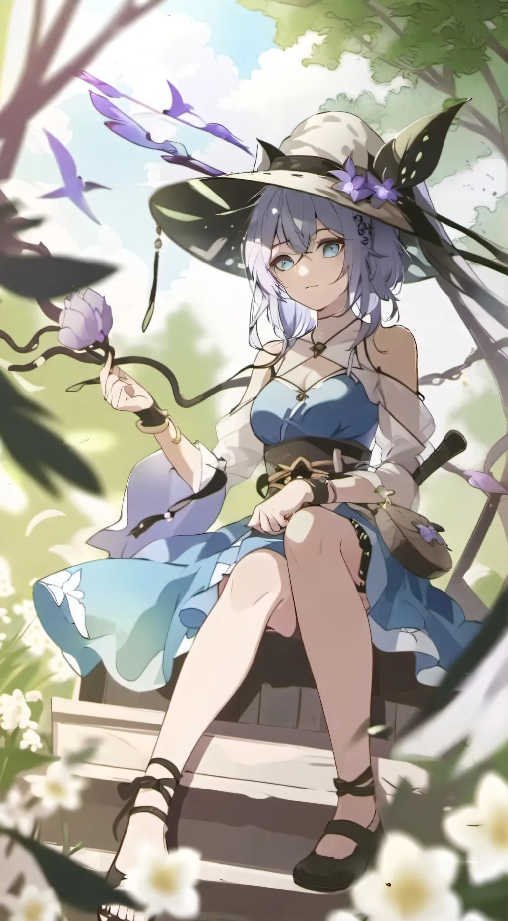 ai character: Eyes background