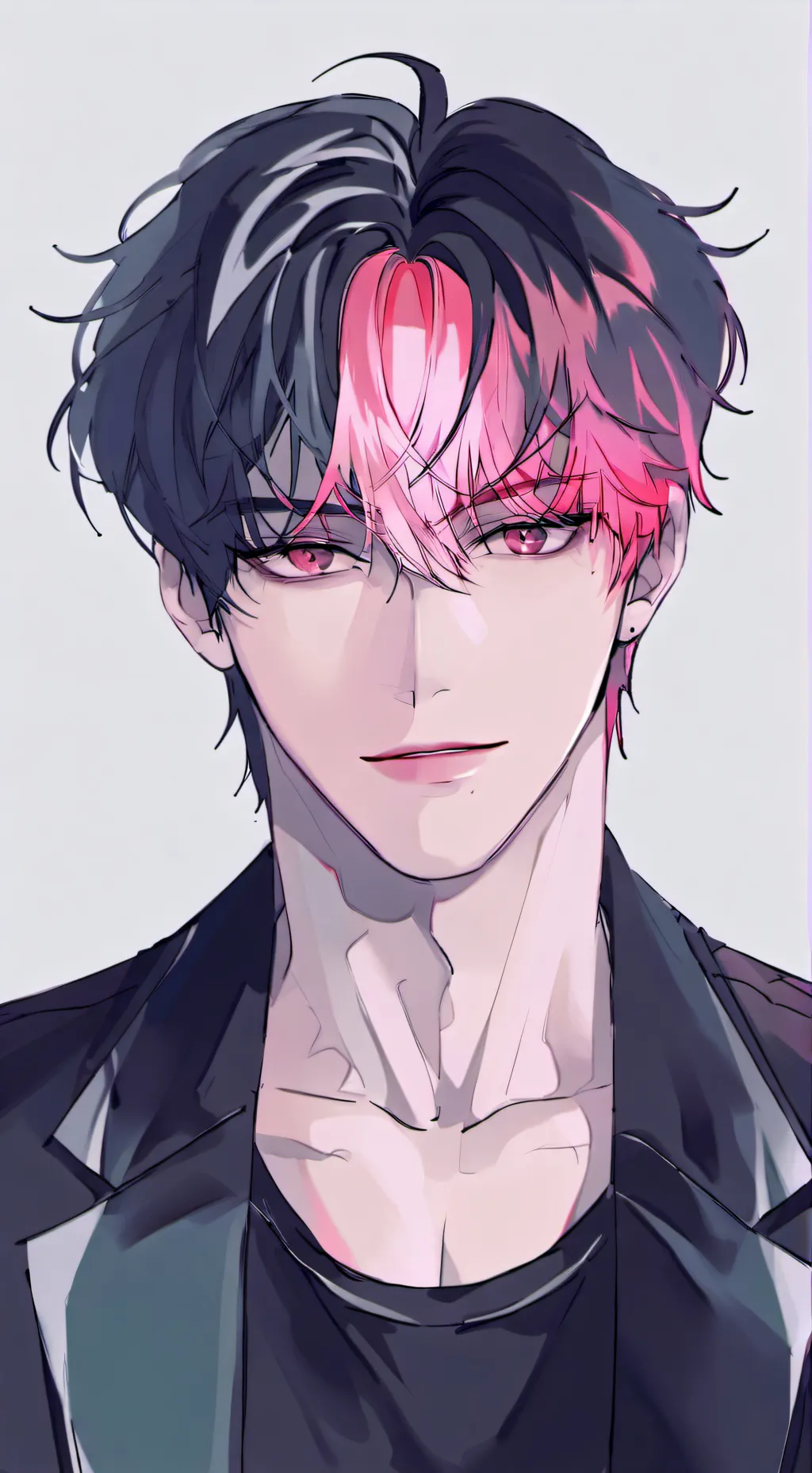 ai character: Mikhaiah sad AU background