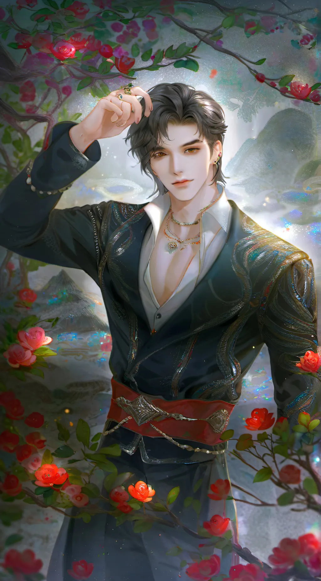 ai character: Bar situation~ background
