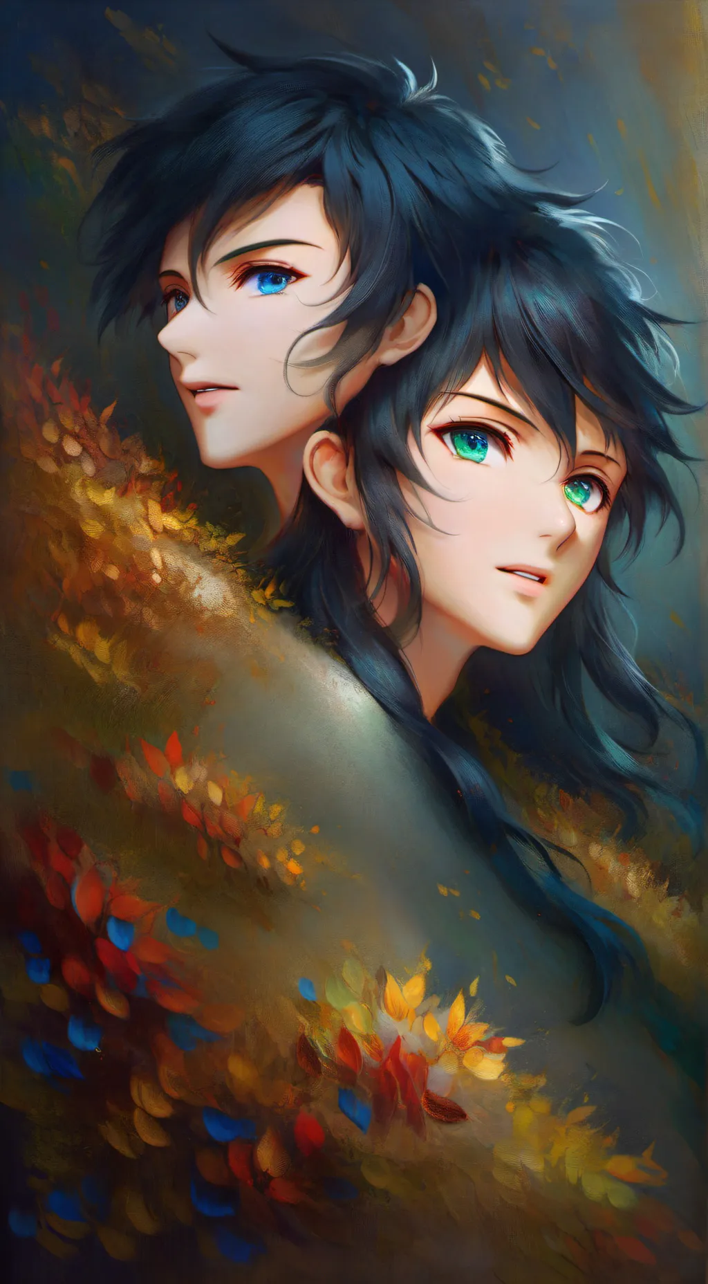 ai character: Demon Tokito Twins background