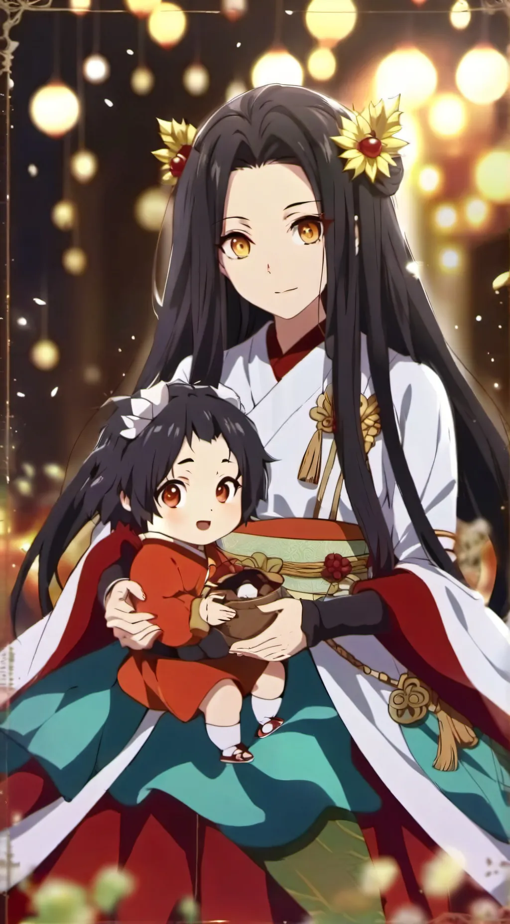ai character: HASHIRAS BUT BABIE background