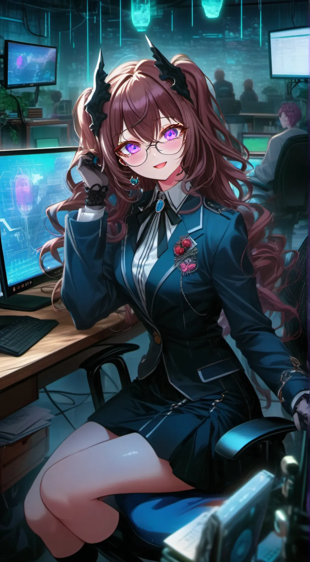 ai character: Rei background