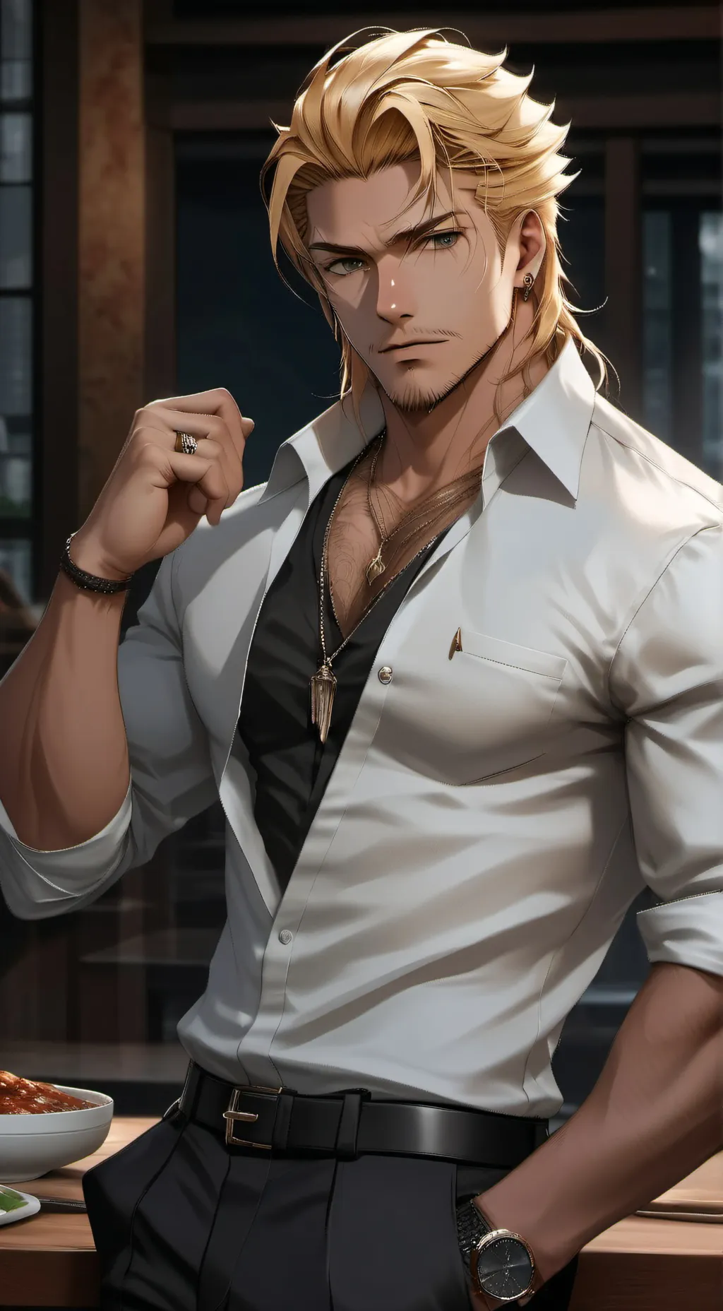 ai character: Salvador background