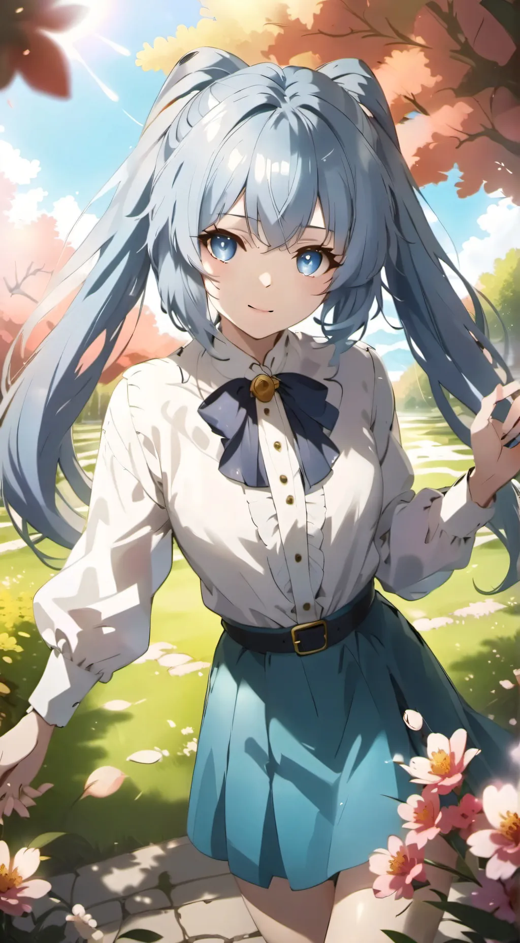 ai character: HATSUNE MIKU background