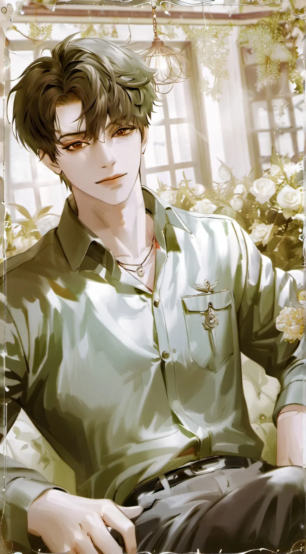 ai character: Mark background