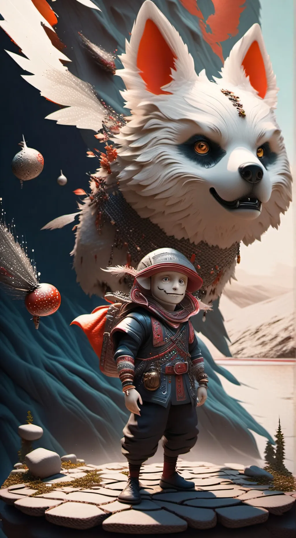 ai character: your skye from paw background
