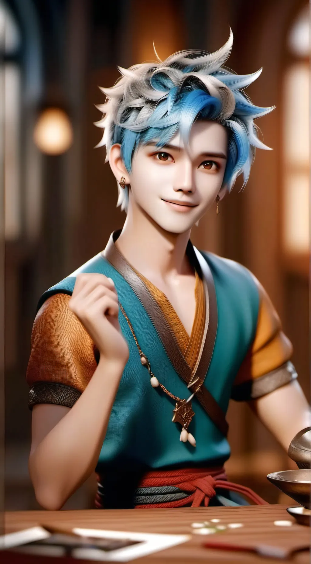 ai character: Zenxiu background