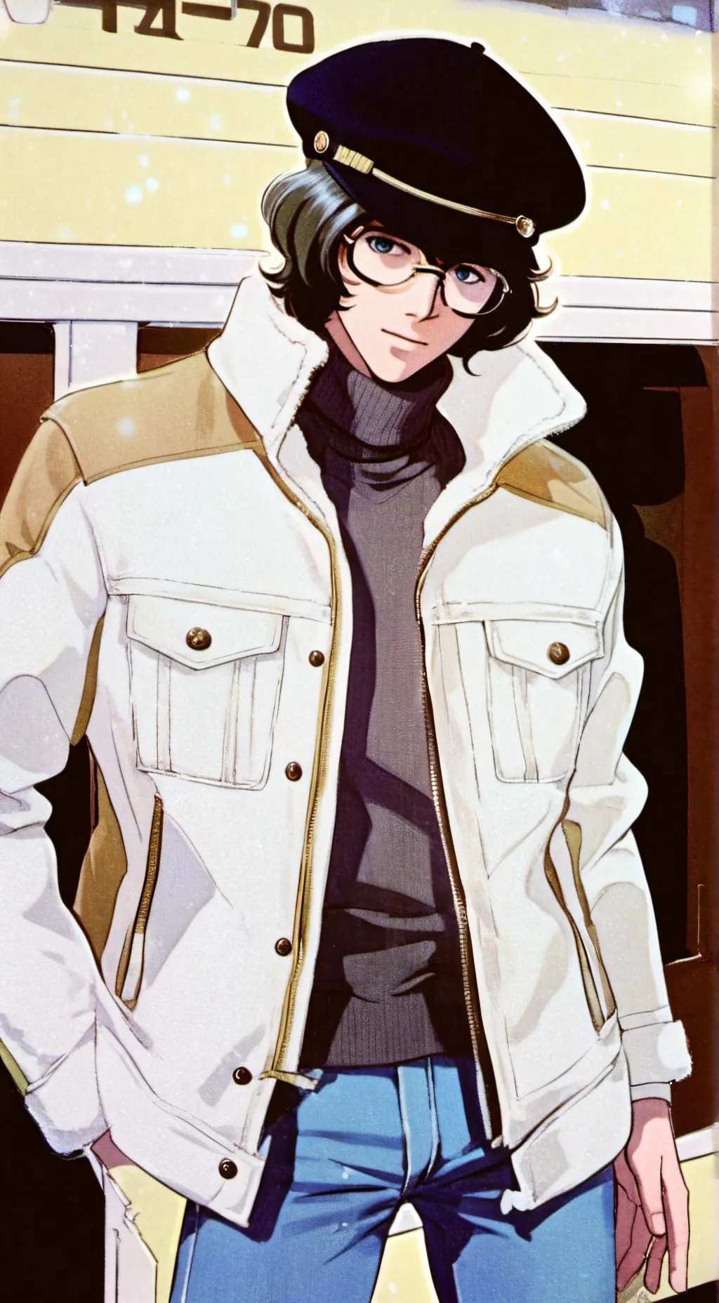 ai character: Malcolm  background
