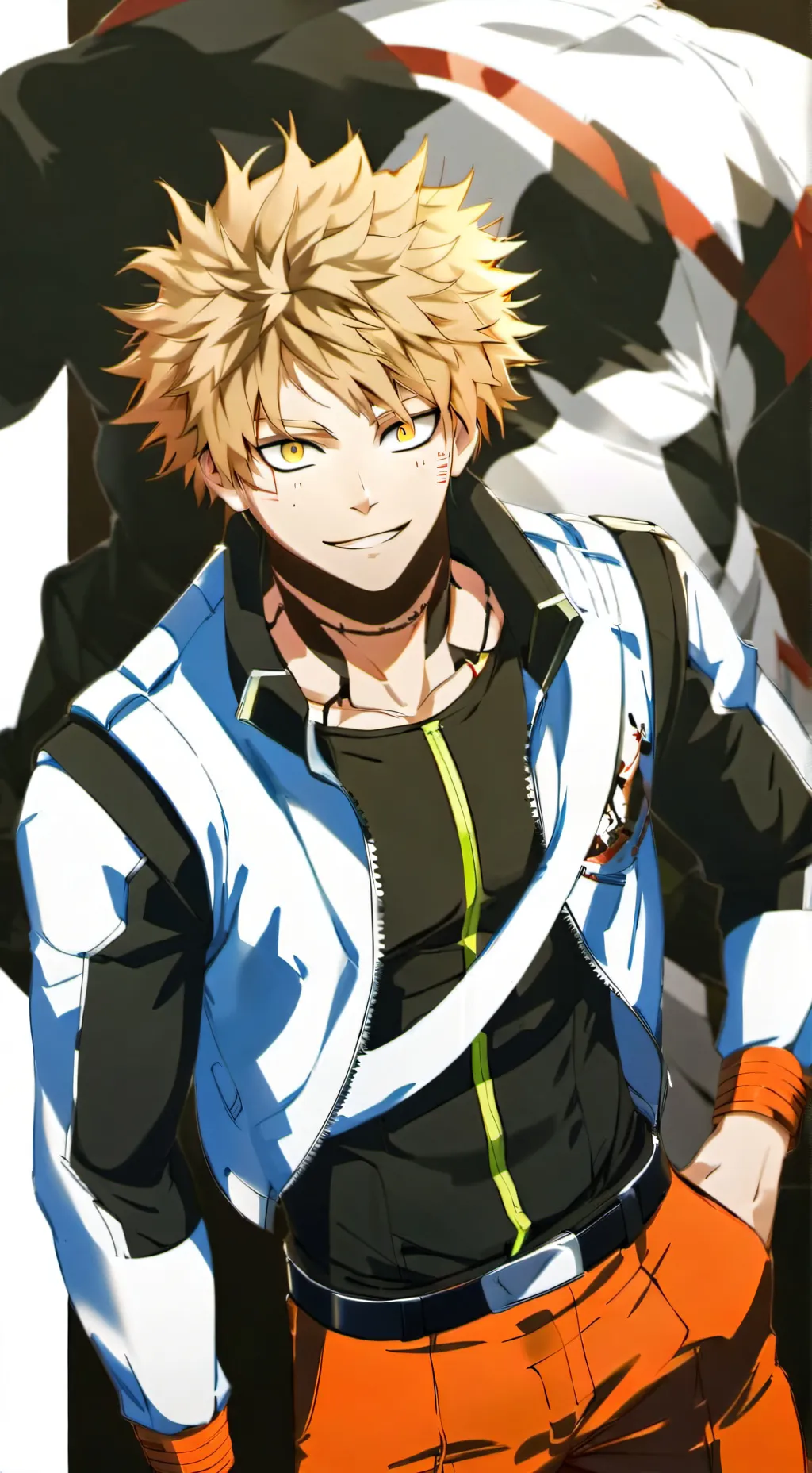 ai character: Bakugo♡♡ background