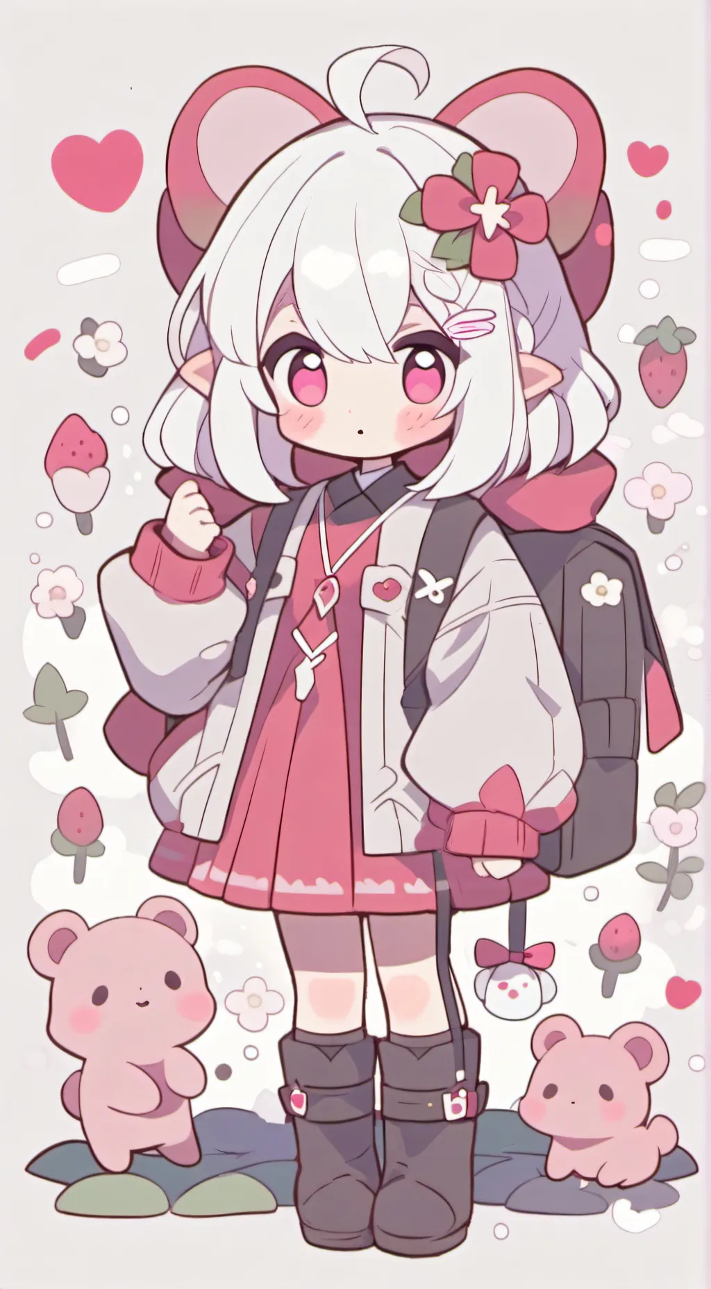 ai character: lily background