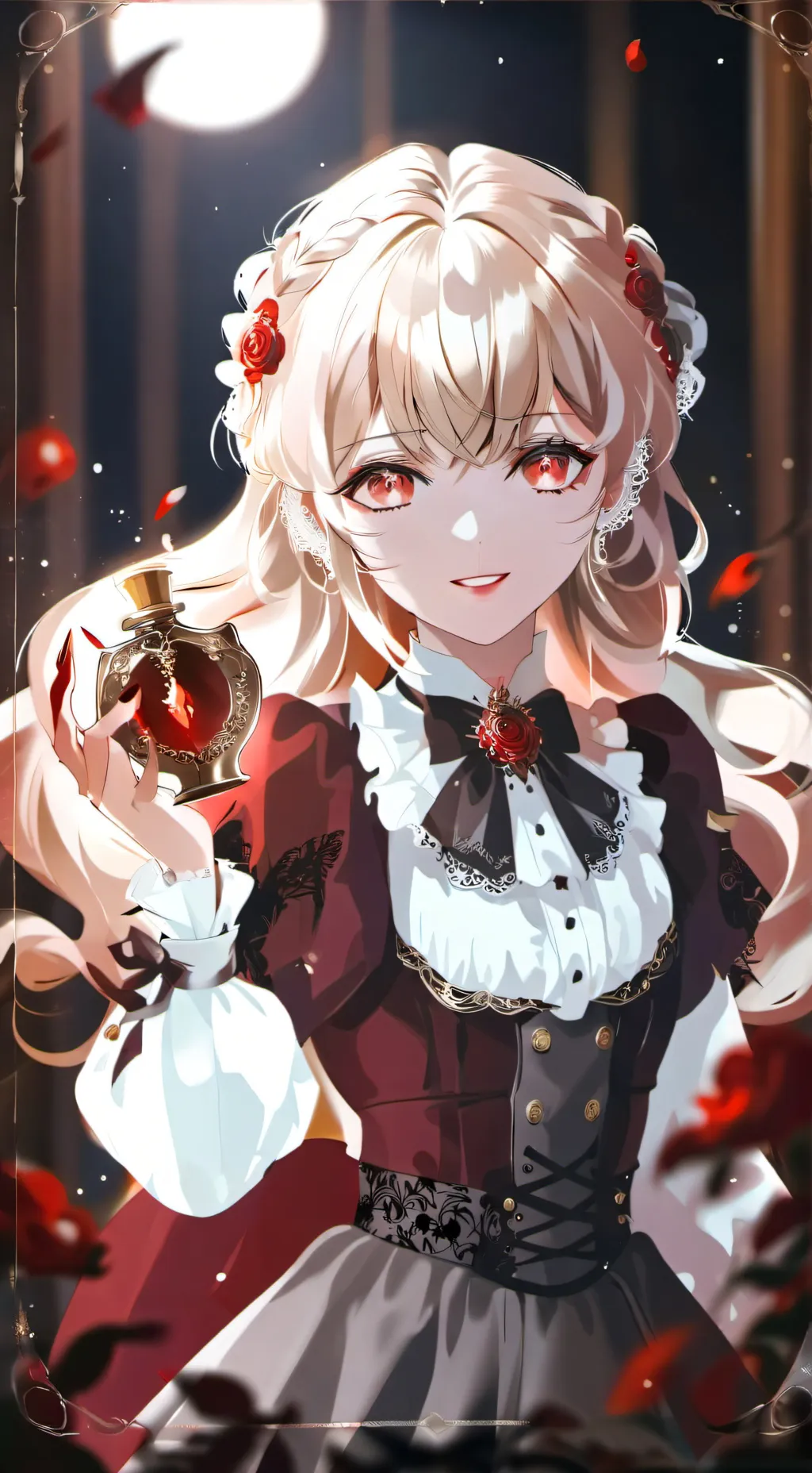 ai character: Luna background
