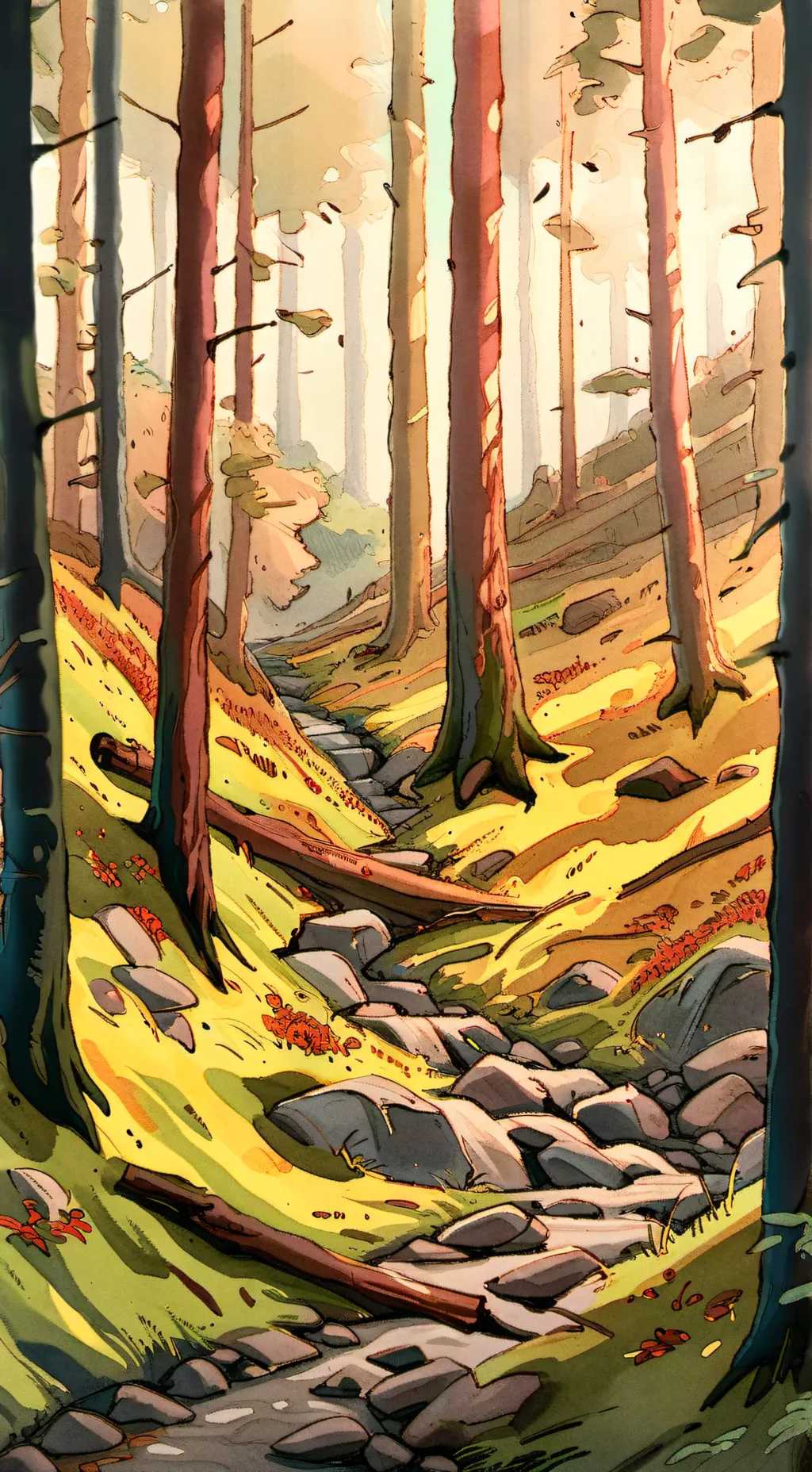 ai character: Md Camping background