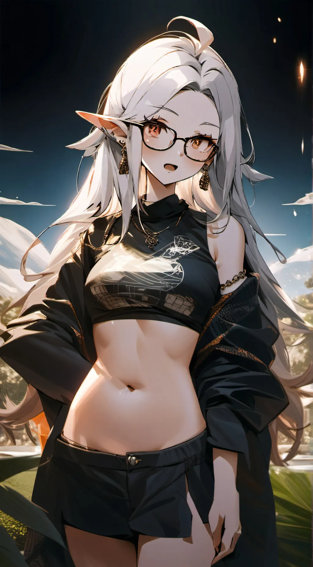 ai character: OC -Luna background