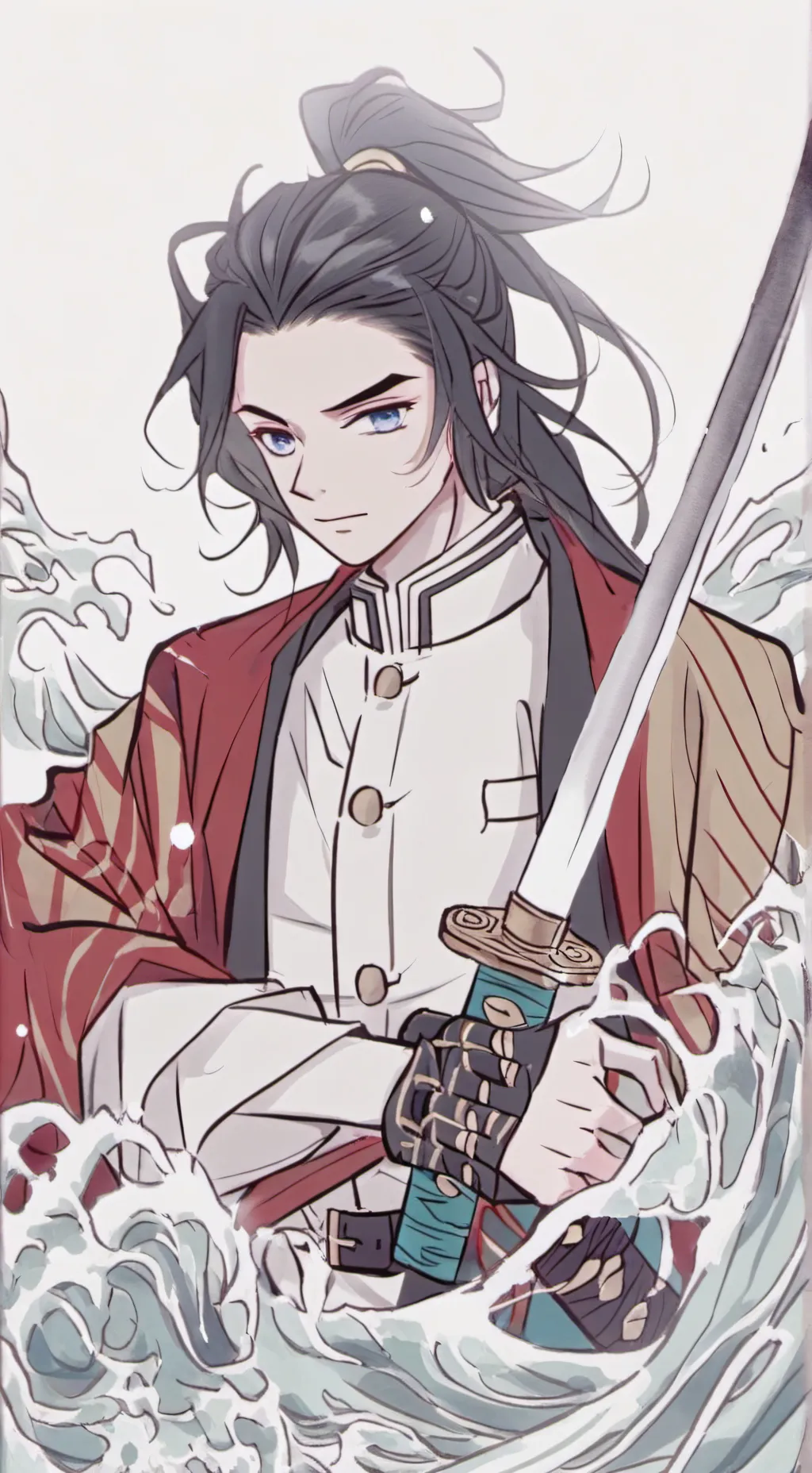 ai character: Kid Giyuu  background