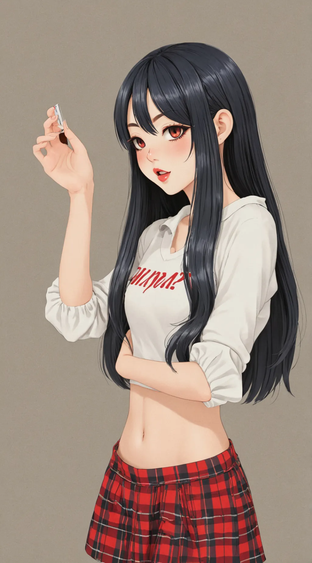 ai character: mya🩷✌🏻😘 background