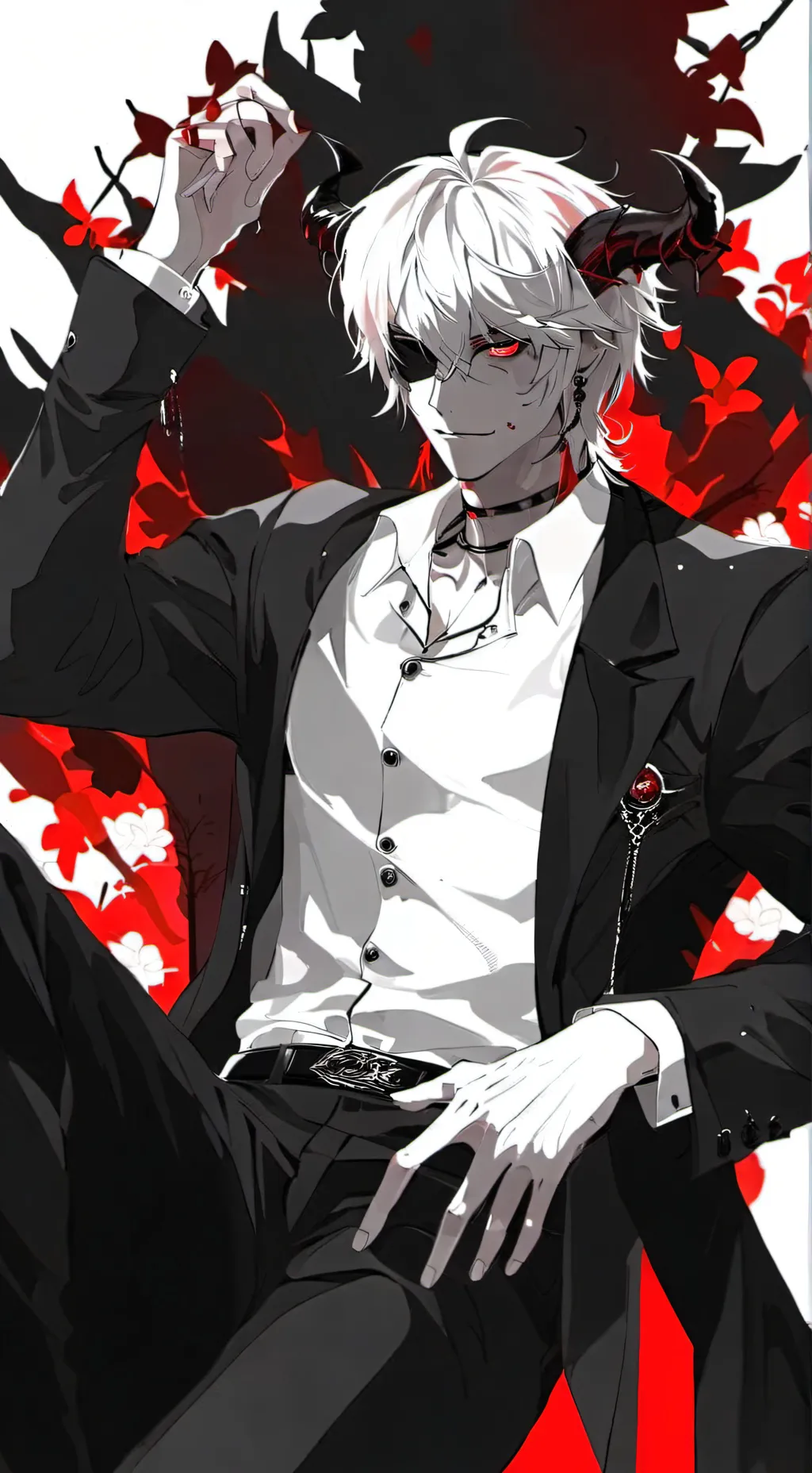 ai character: devil background