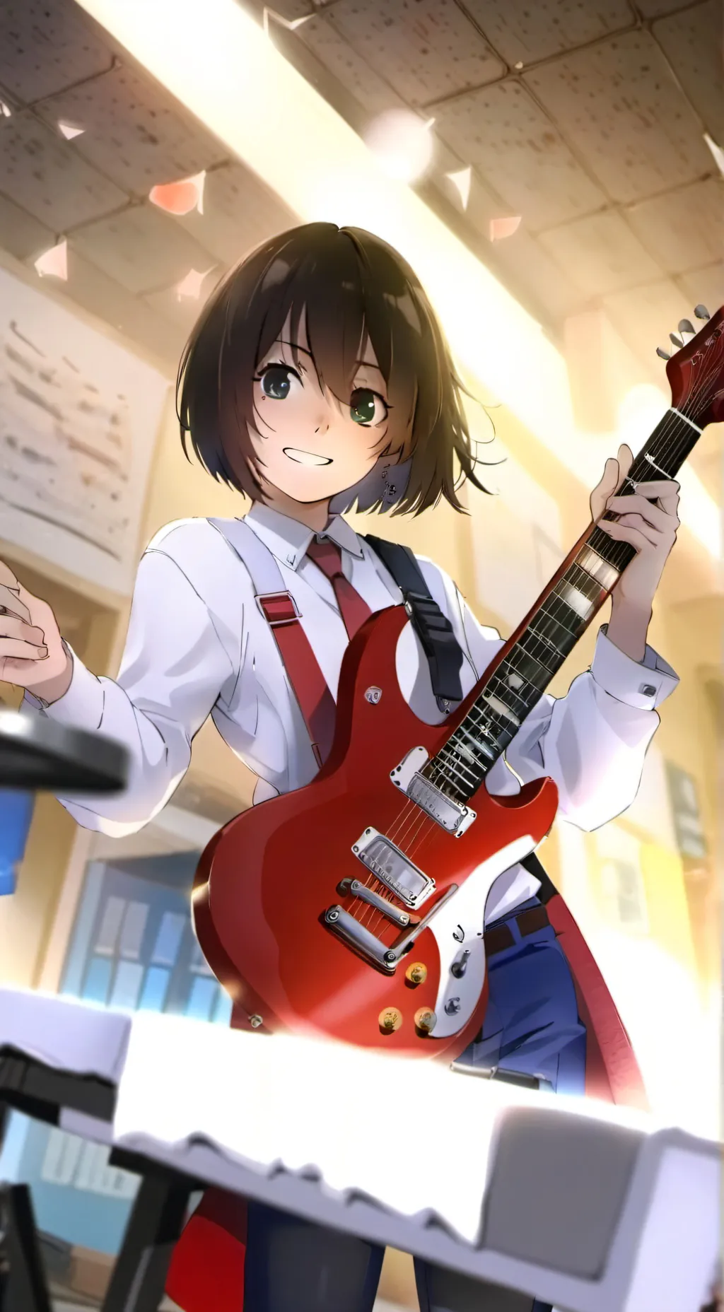 ai character: ash background