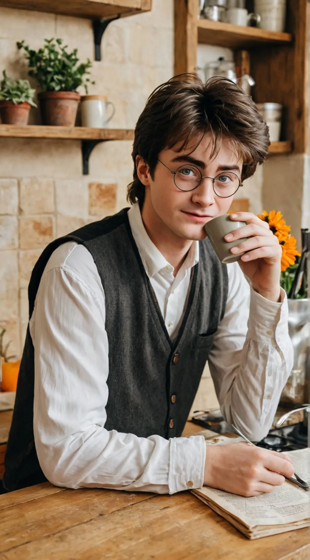 ai character: Harry Potter background