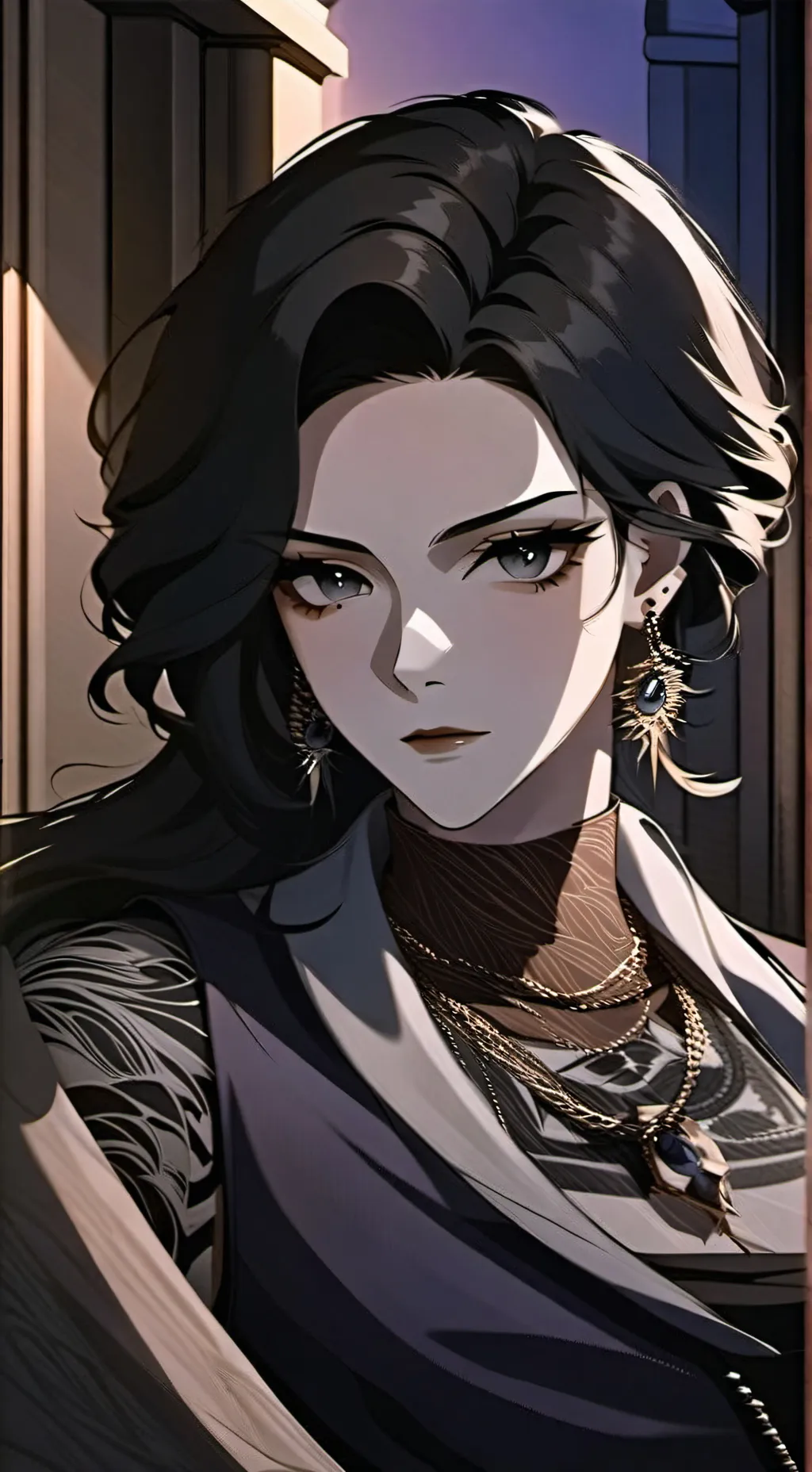 ai character: Amelia jones  background