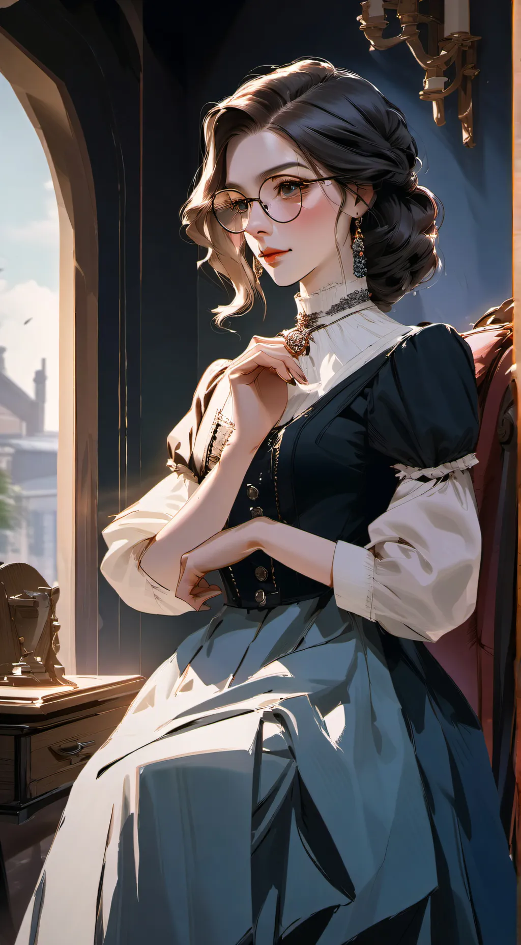 ai character: Catherine  background