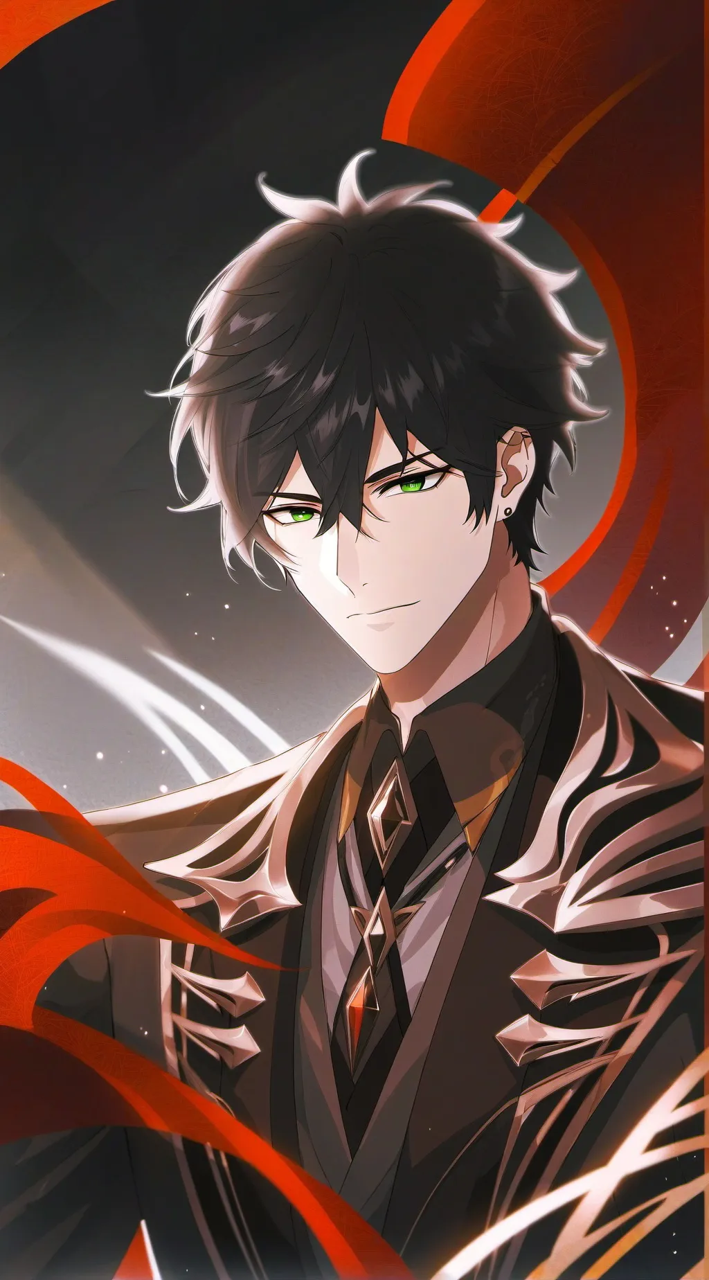 ai character: Adrian  background