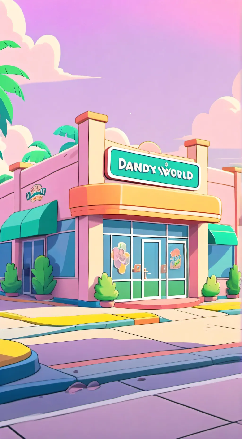 ai character: dandys worl background