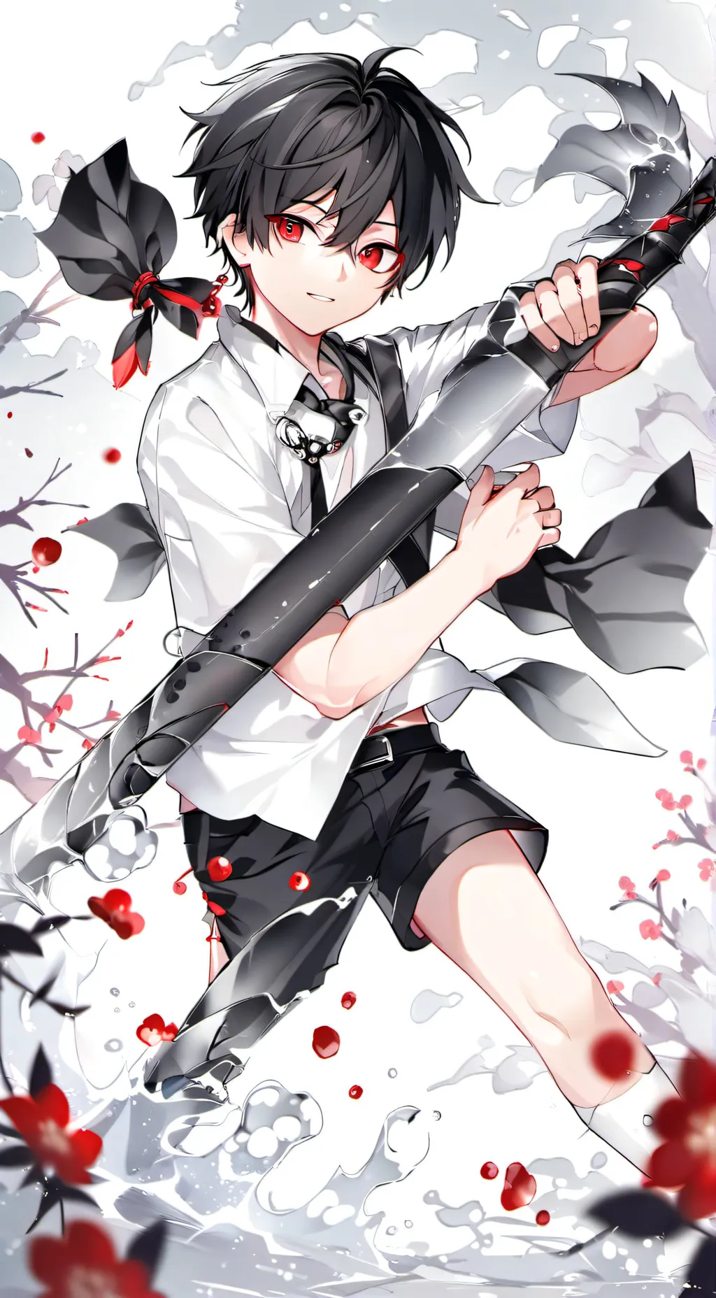 ai character: 하준(ha-jun) background
