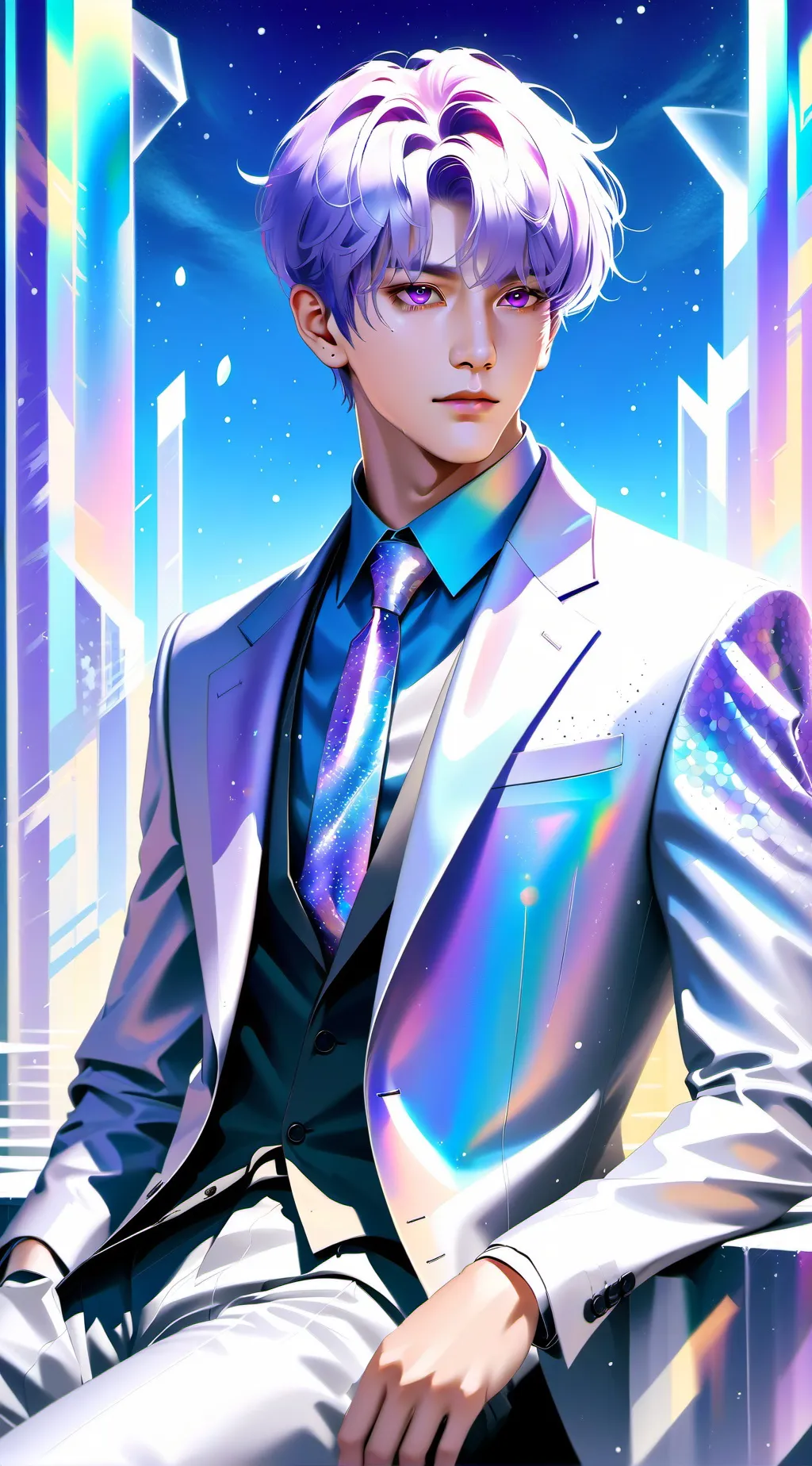 ai character: kim taehyung  background