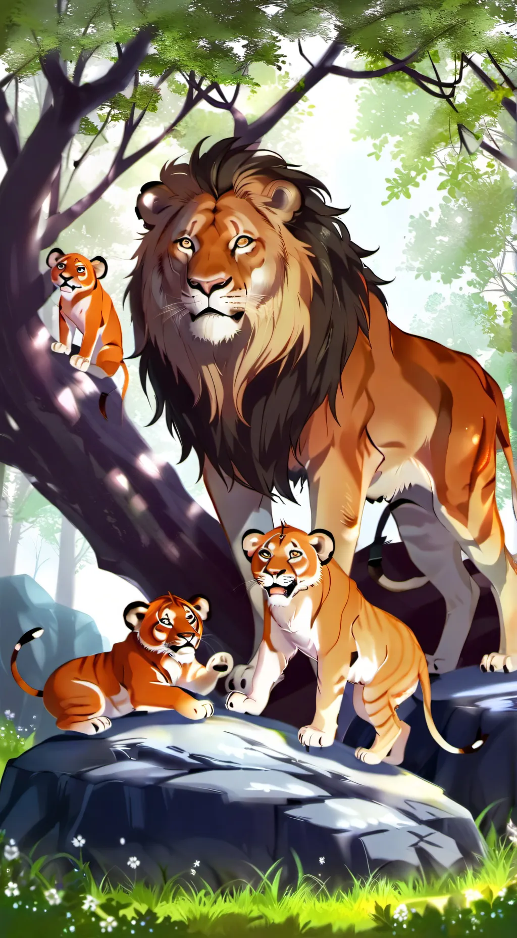 ai character: Mufasa: The Movie background