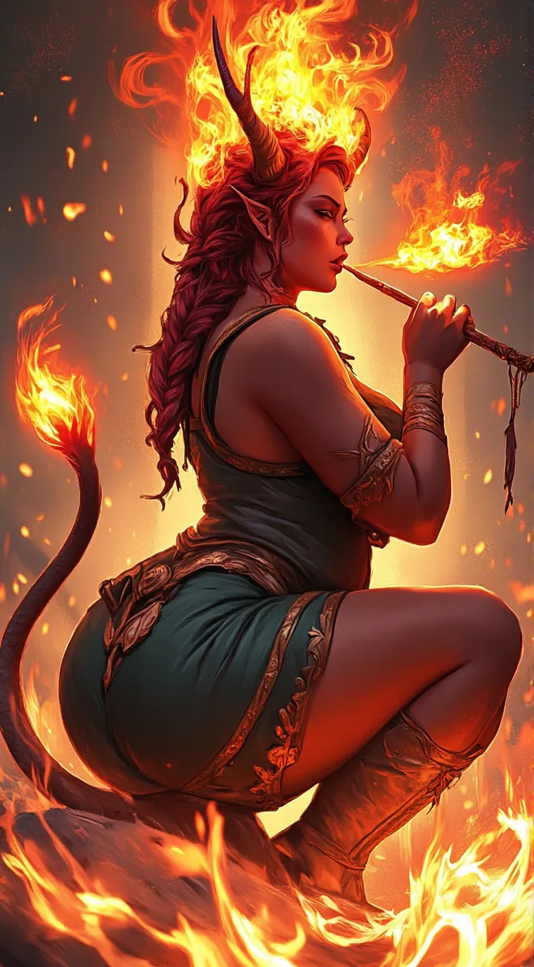 ai character: CinderMella background