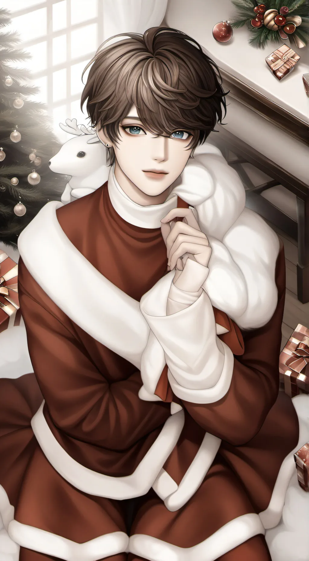 ai character: Bud the elf  background