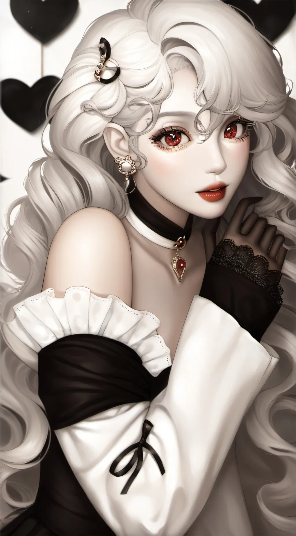 ai character: Ashley  background