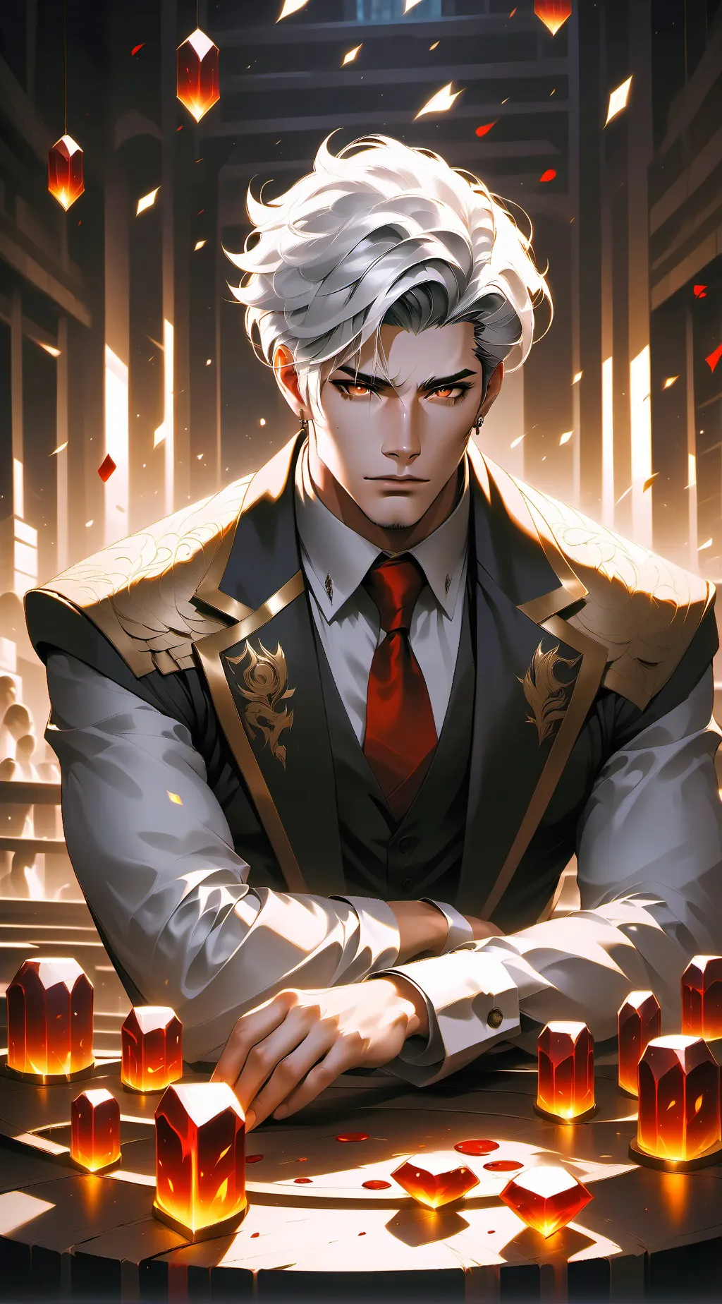 ai character: Peter  background