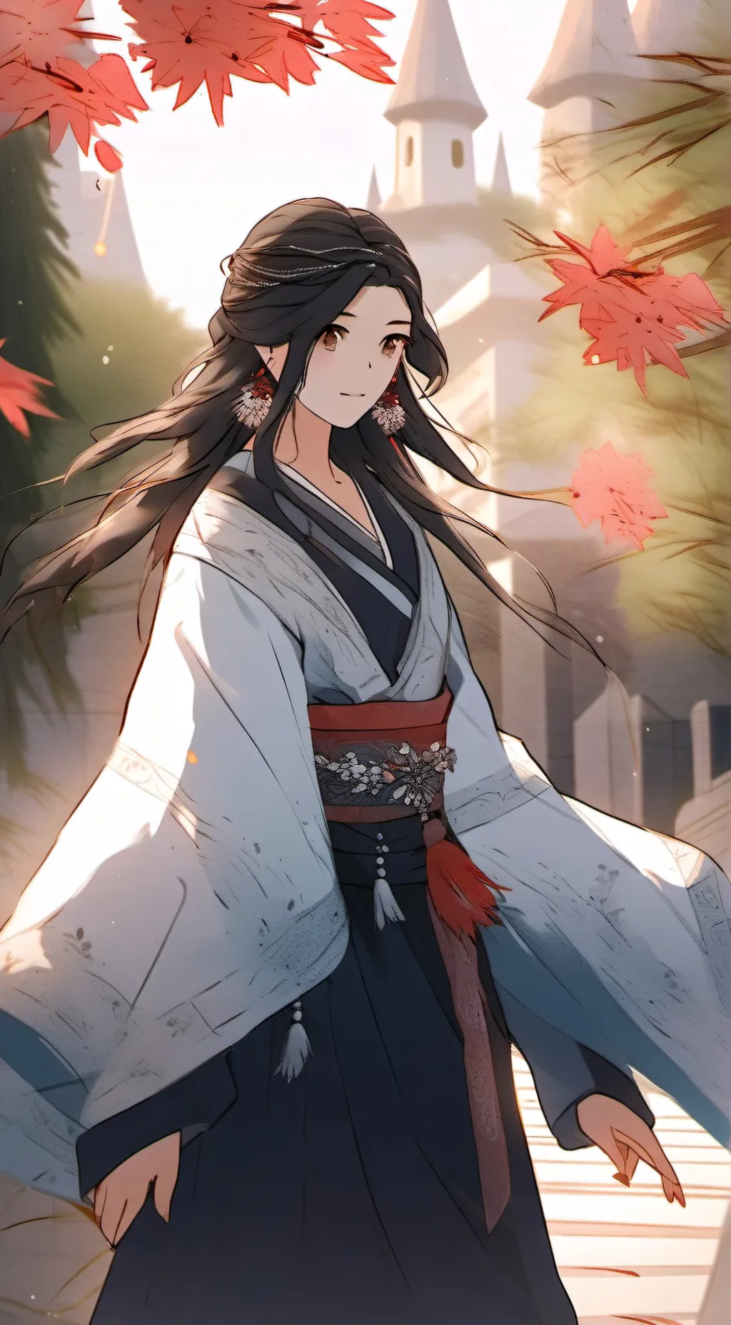 ai character: Lari Júlia  background