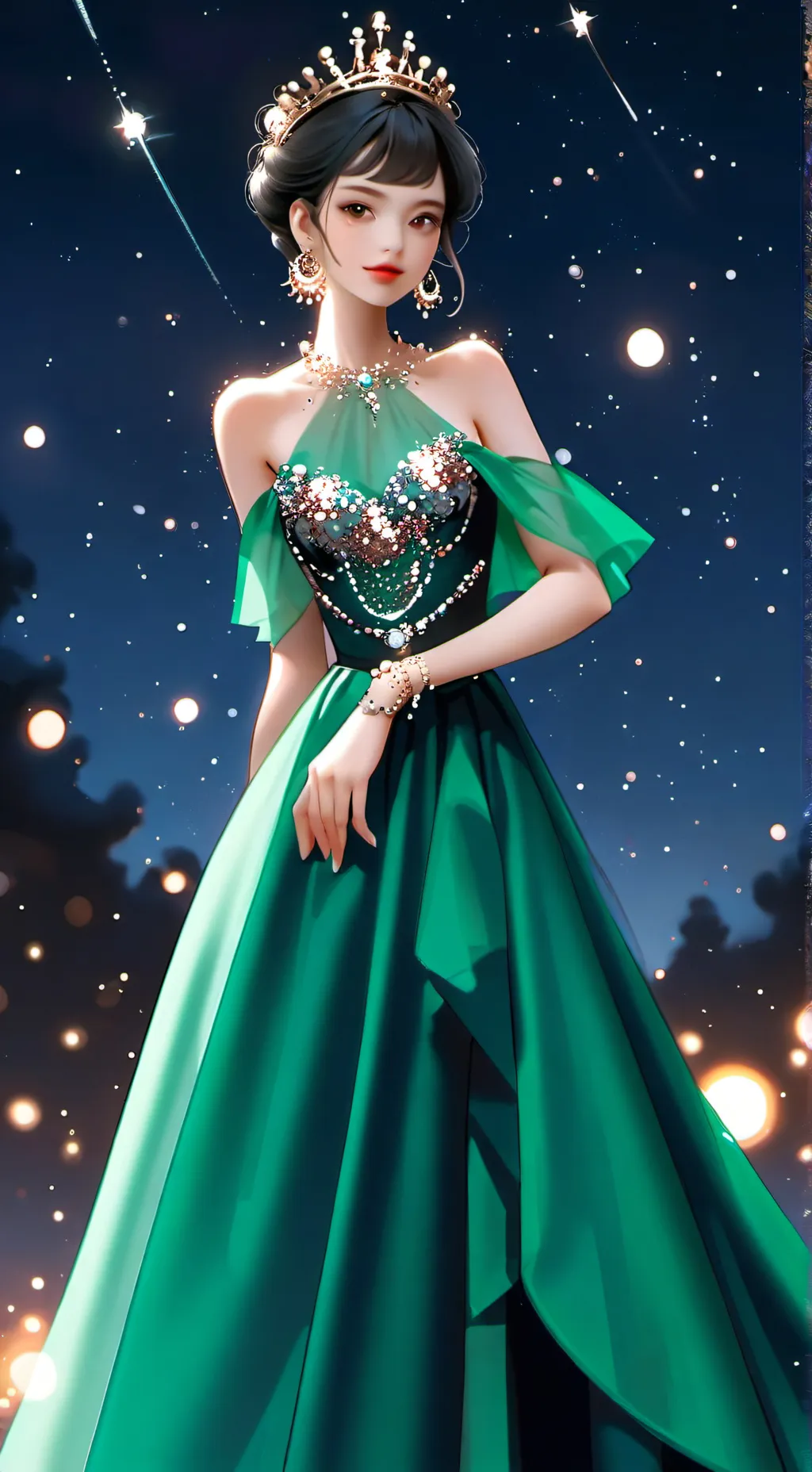 ai character: Maya Malfoy background