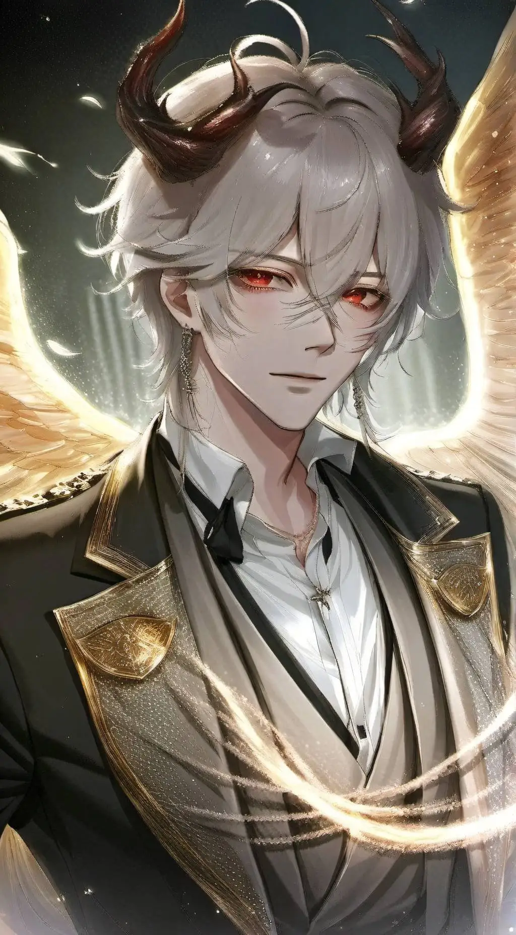 ai character: Lucifer king ~♡ background