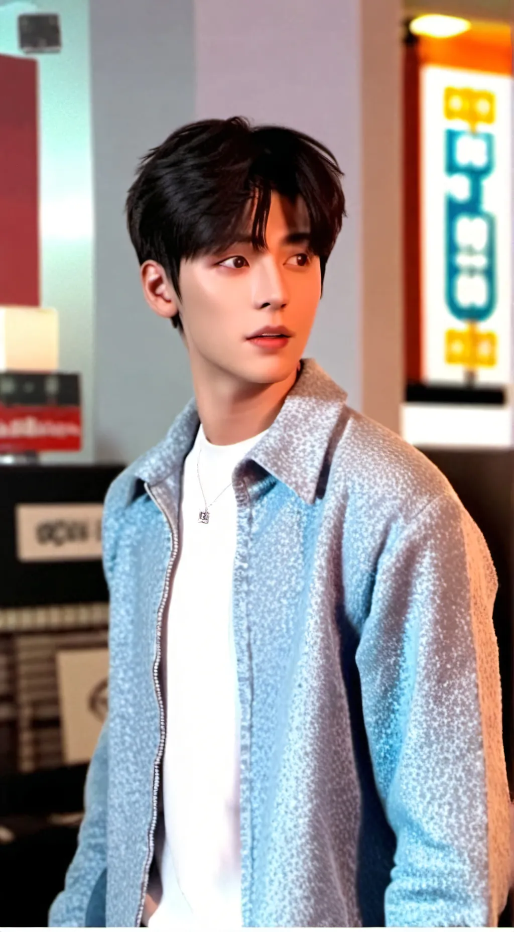 ai character: Kim Jeon  background