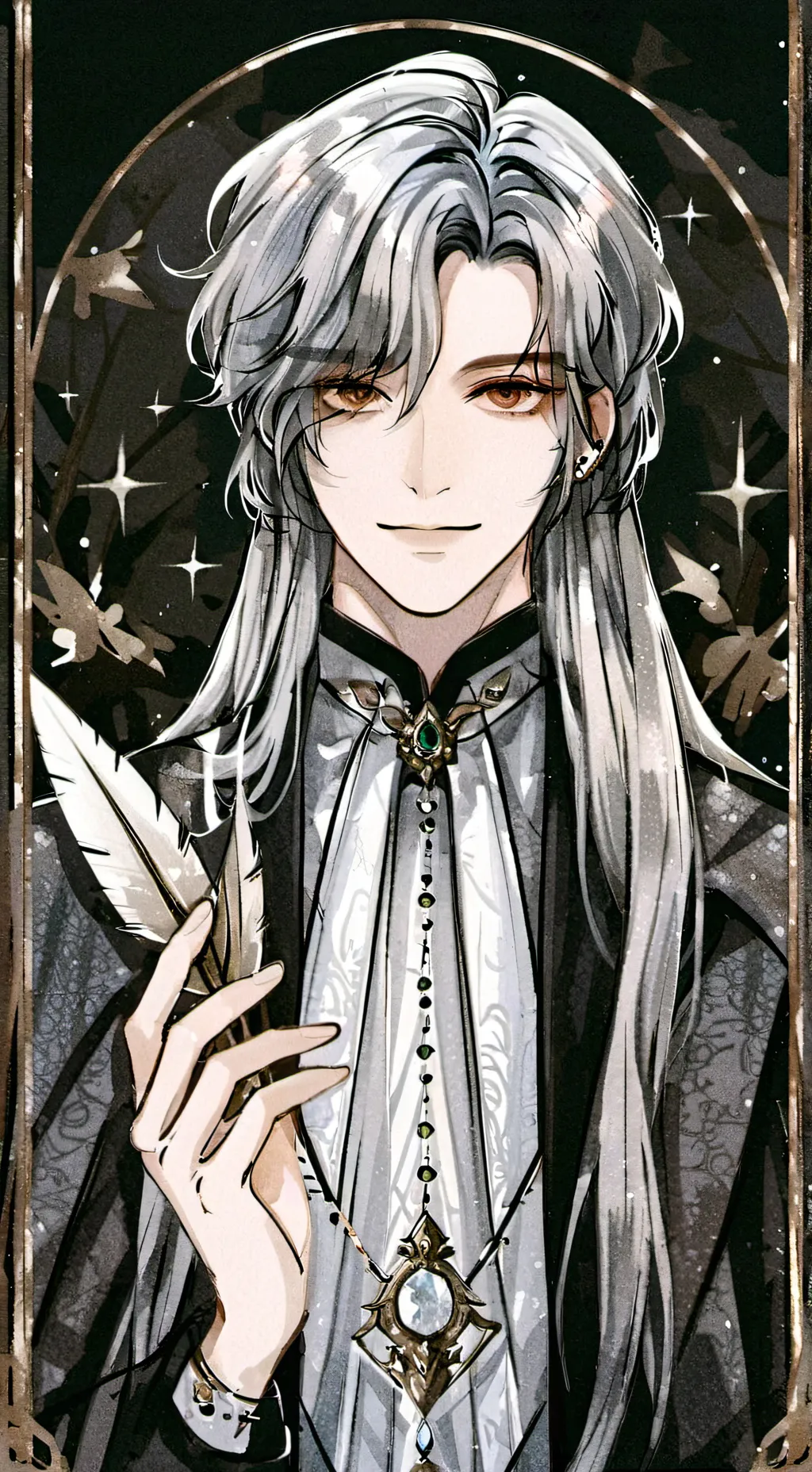 ai character: Eat the fan background