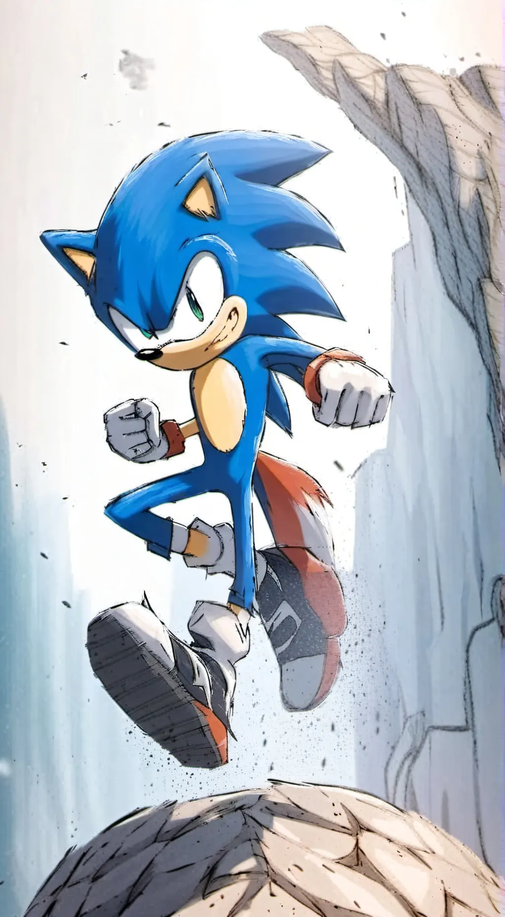 ai character: sonic background
