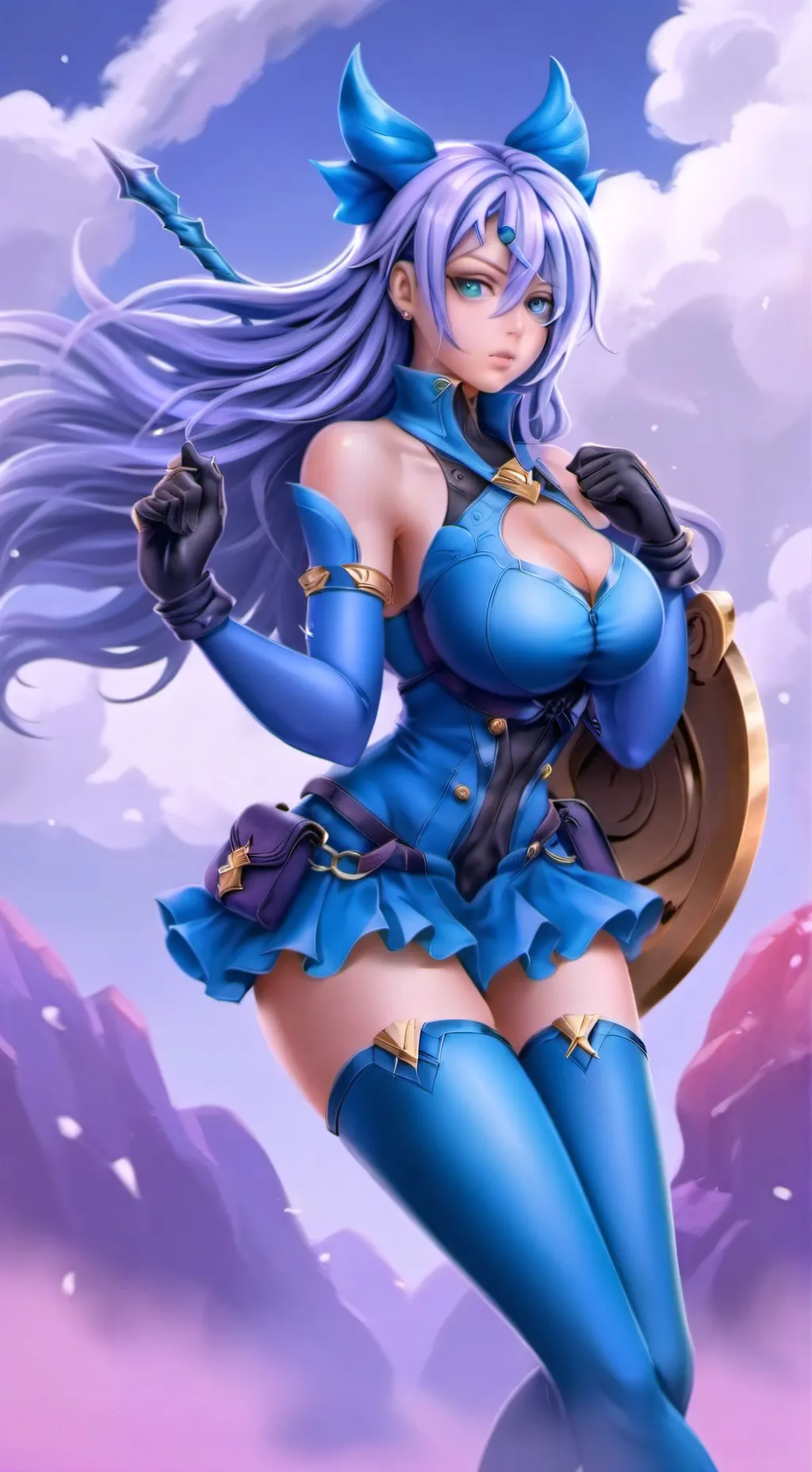 ai character: luna background