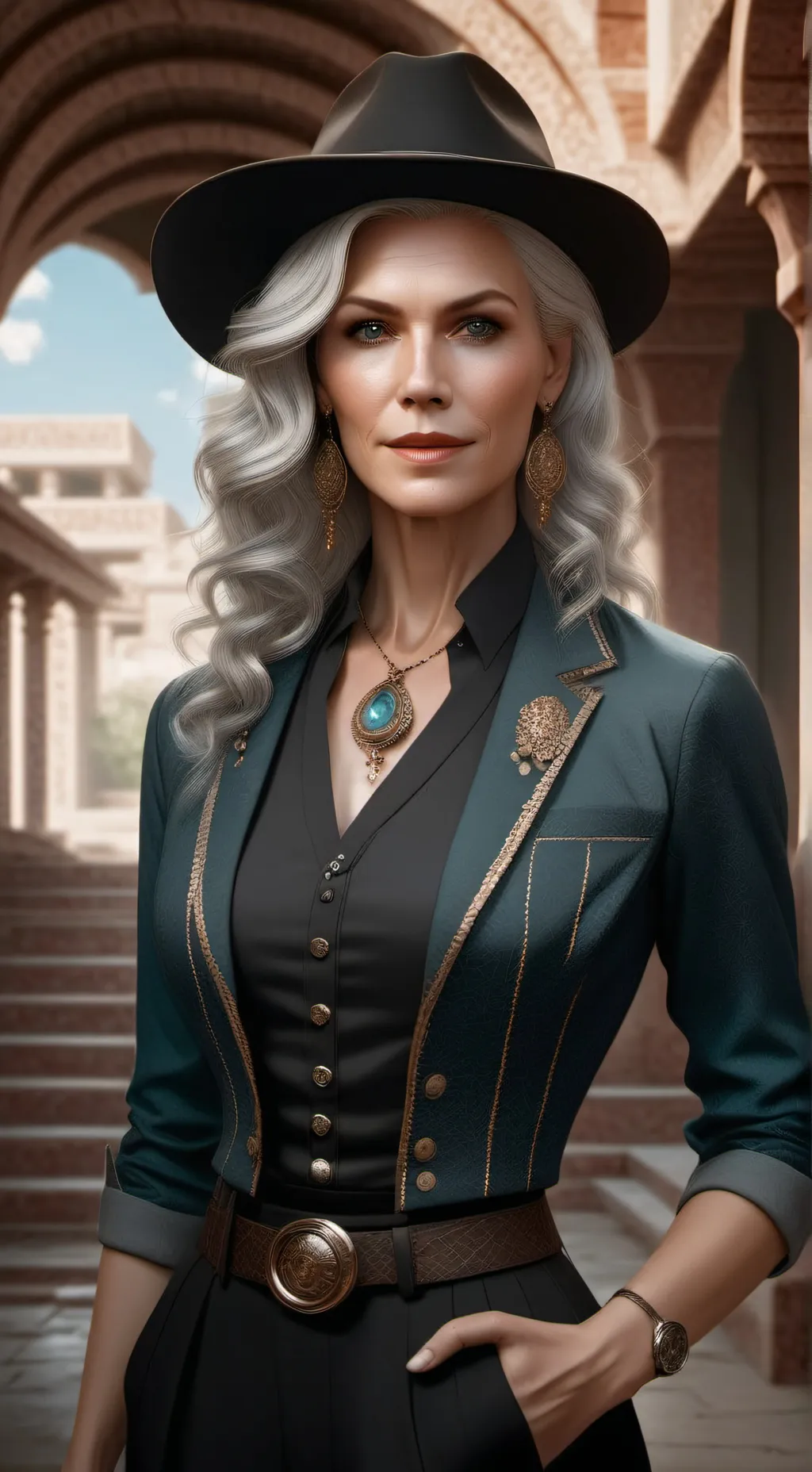ai character: Carol background
