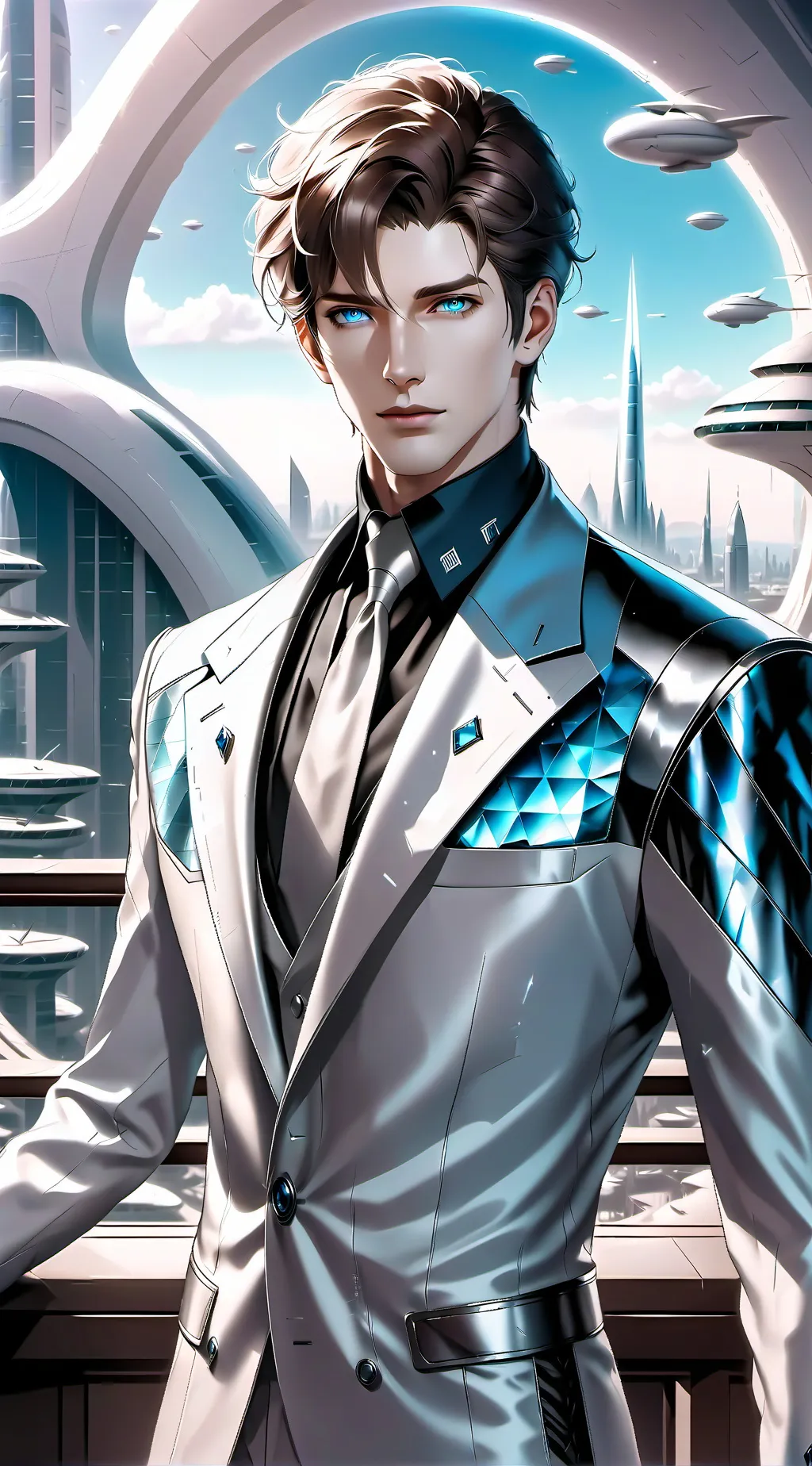 ai character: Xavier  background