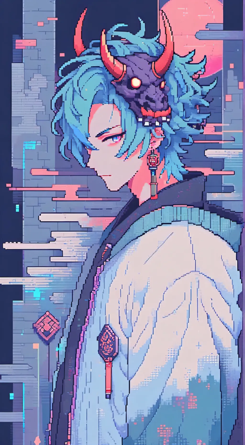 ai character: Изаму background
