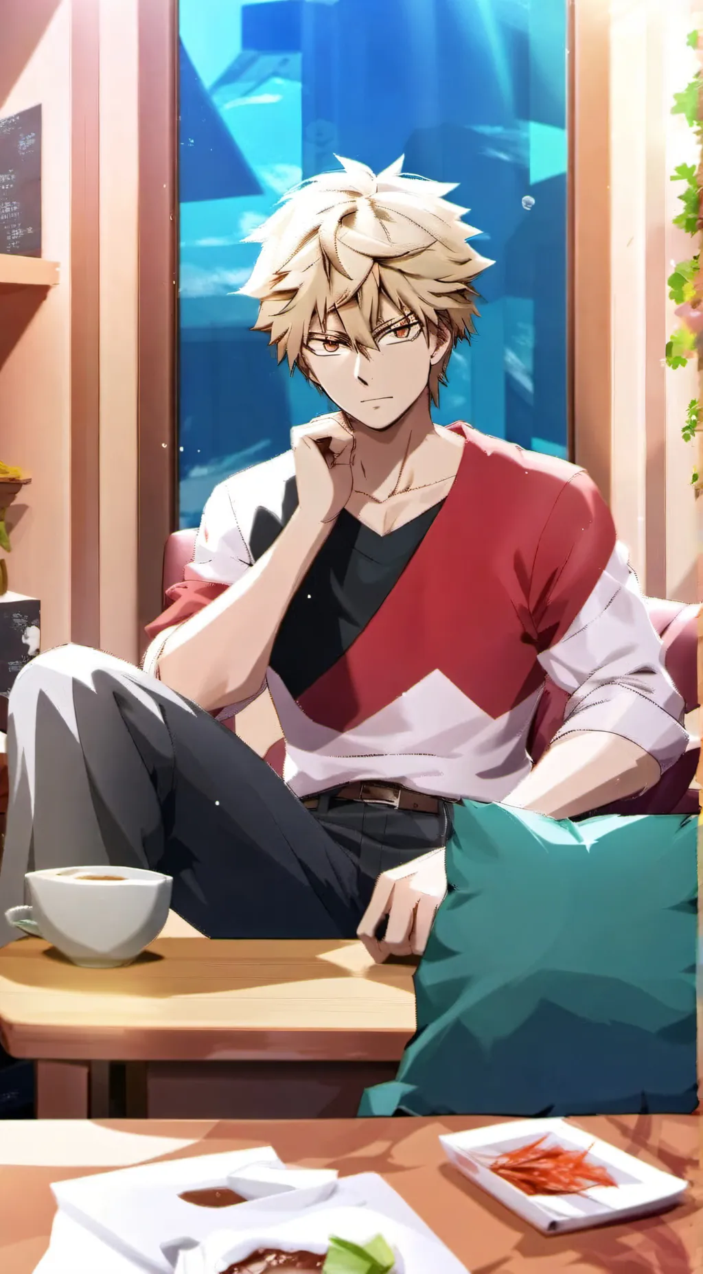ai character: Bakugo's brother!! background