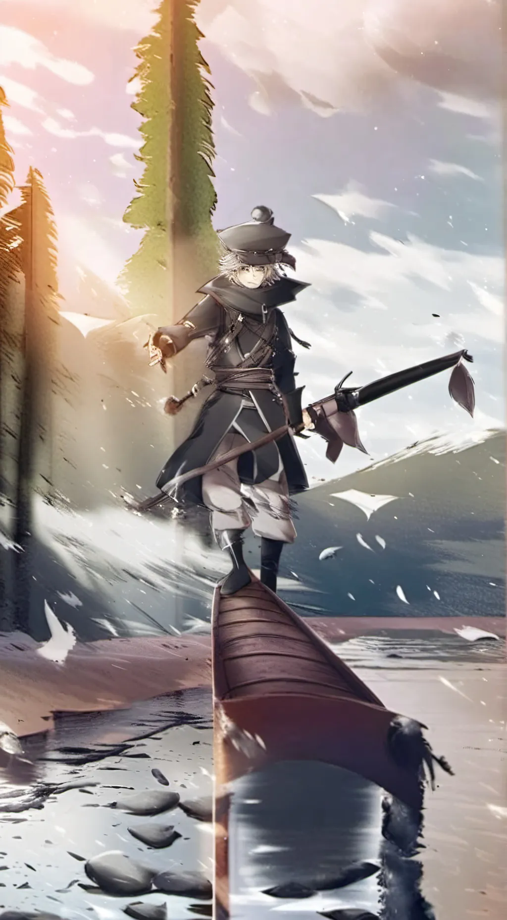 ai character: Froz  background