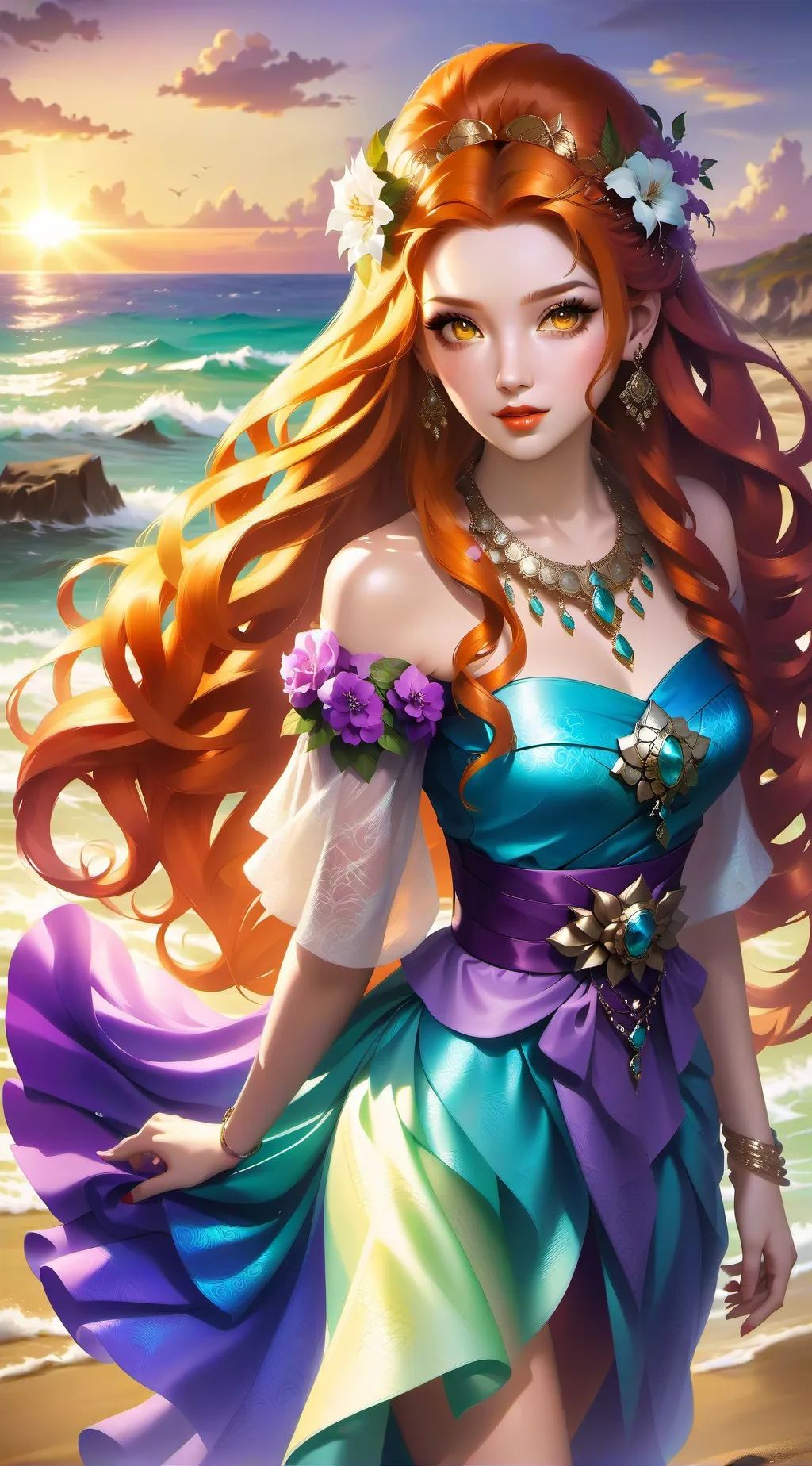 ai character: amathyst / background