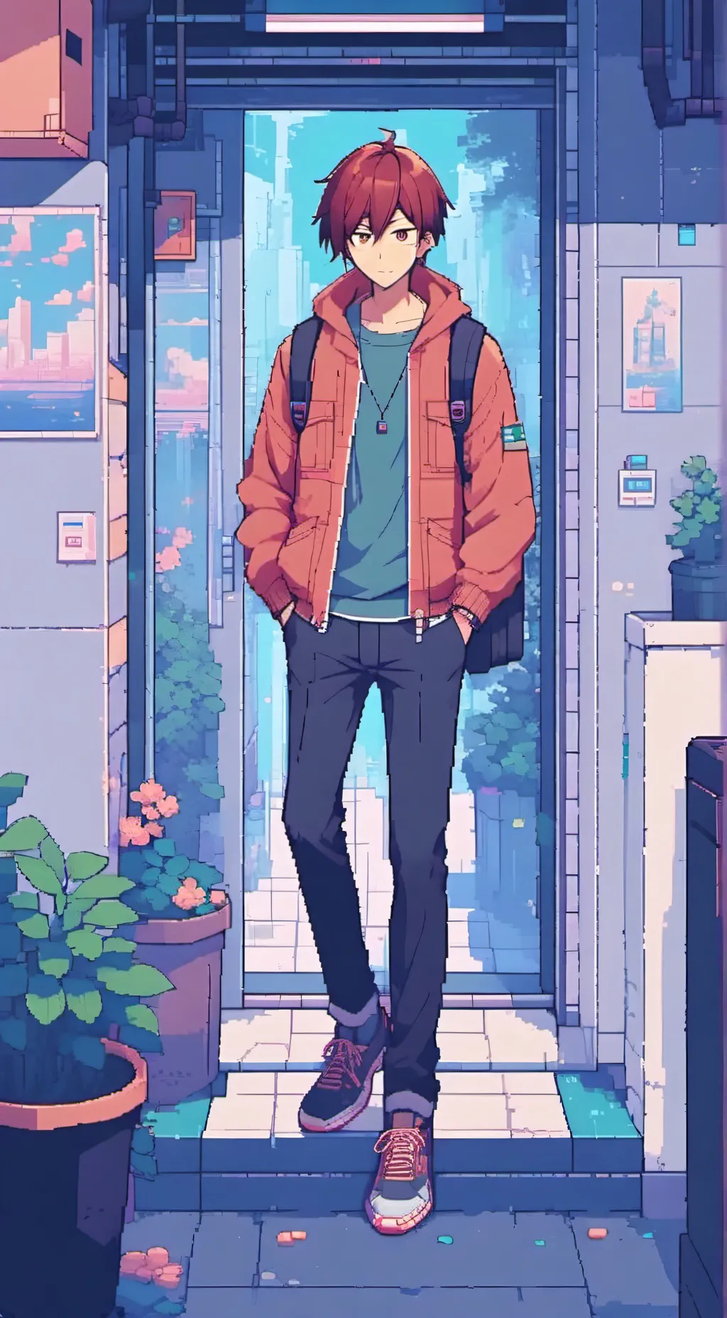 ai character: Gojo Satoru background